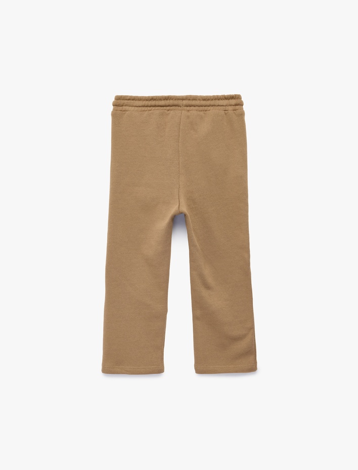 Erkek Bebek Şardonlu Cepli Beli Lastikli Oversize Eşofman Altı