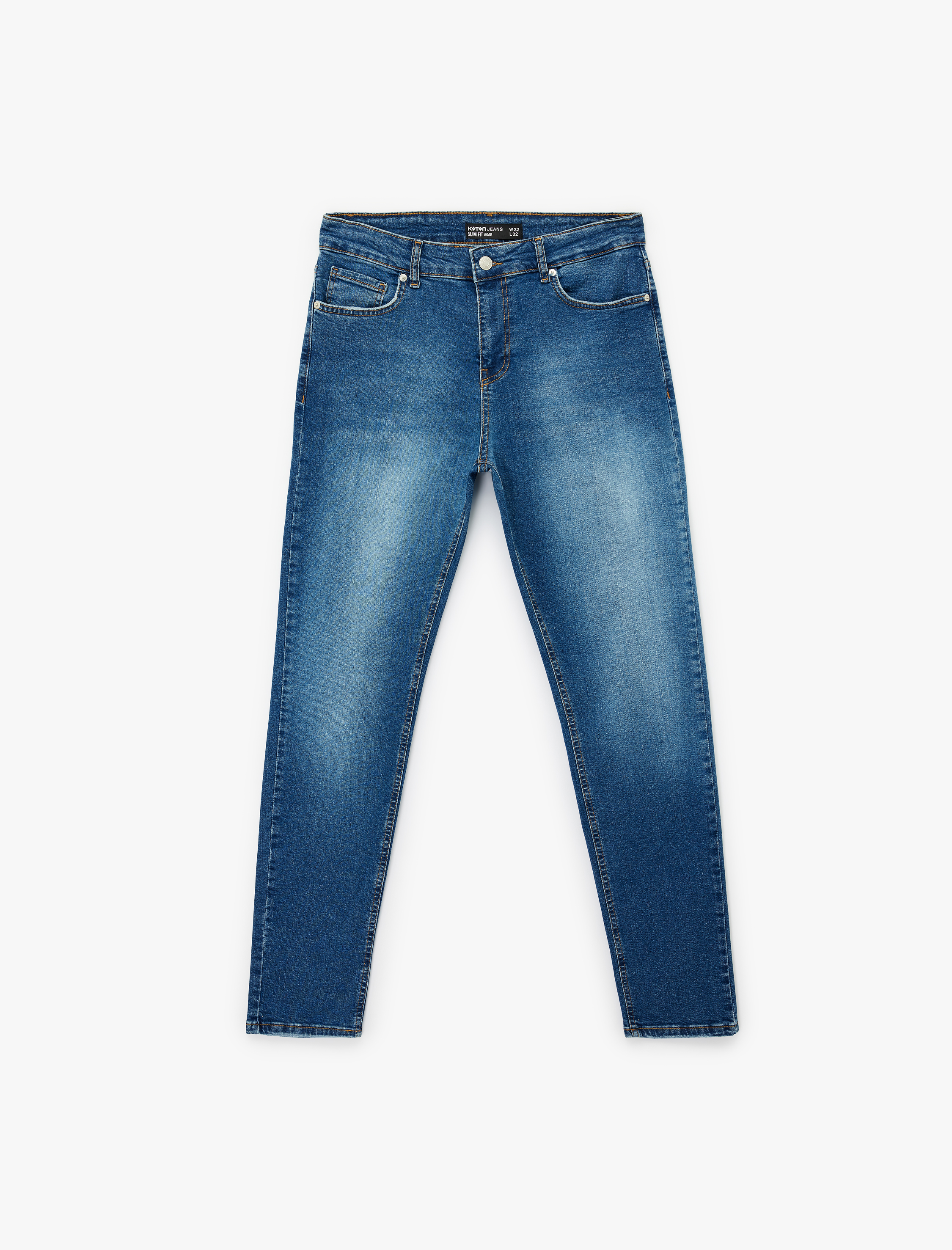   Normal Bel Slim Fit Jean Pantolon - Brad Jean
