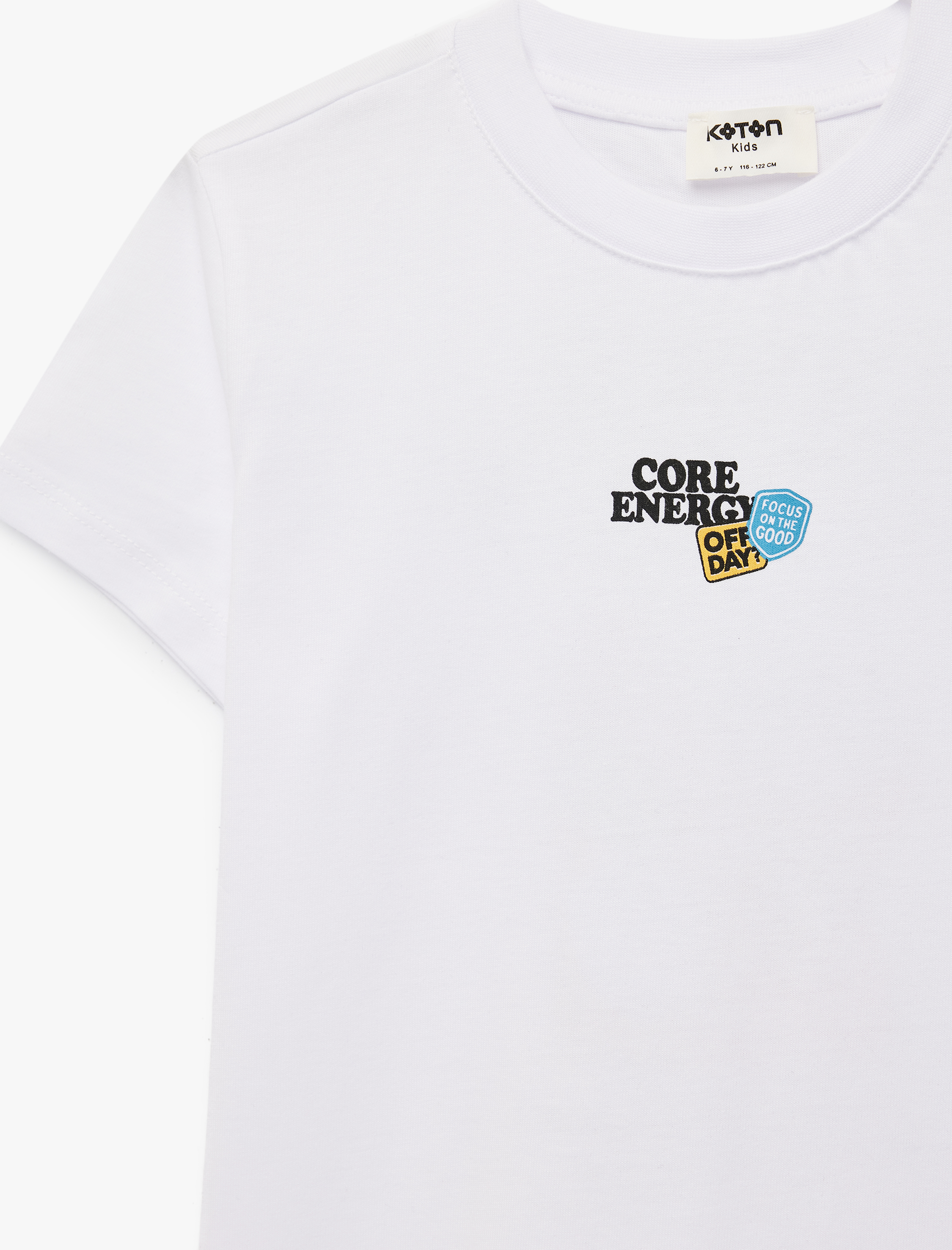  Erkek Çocuk Baskılı Kısa Kollu Bisiklet Yaka Pamuklu Tişört