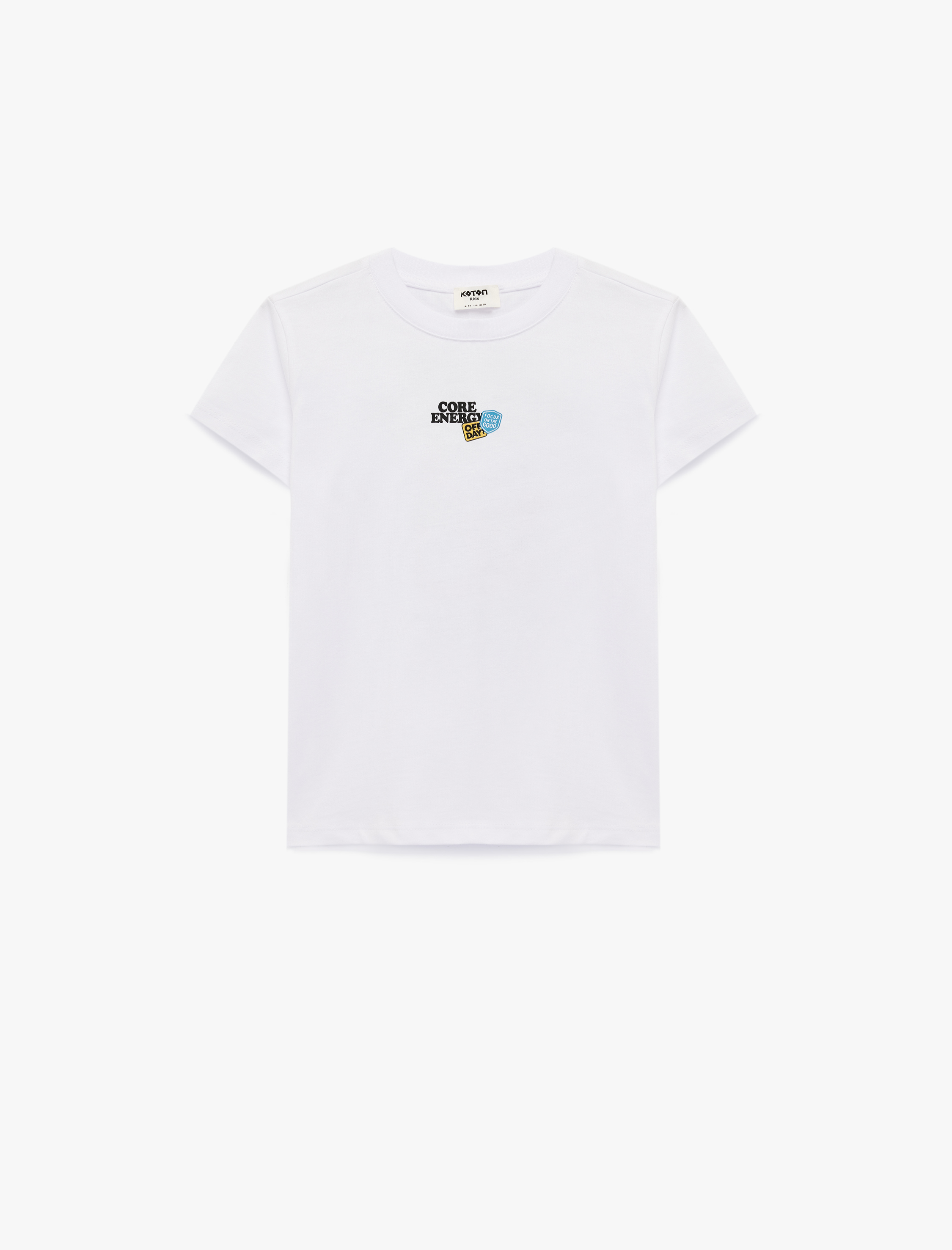  Erkek Çocuk Baskılı Kısa Kollu Bisiklet Yaka Pamuklu Tişört