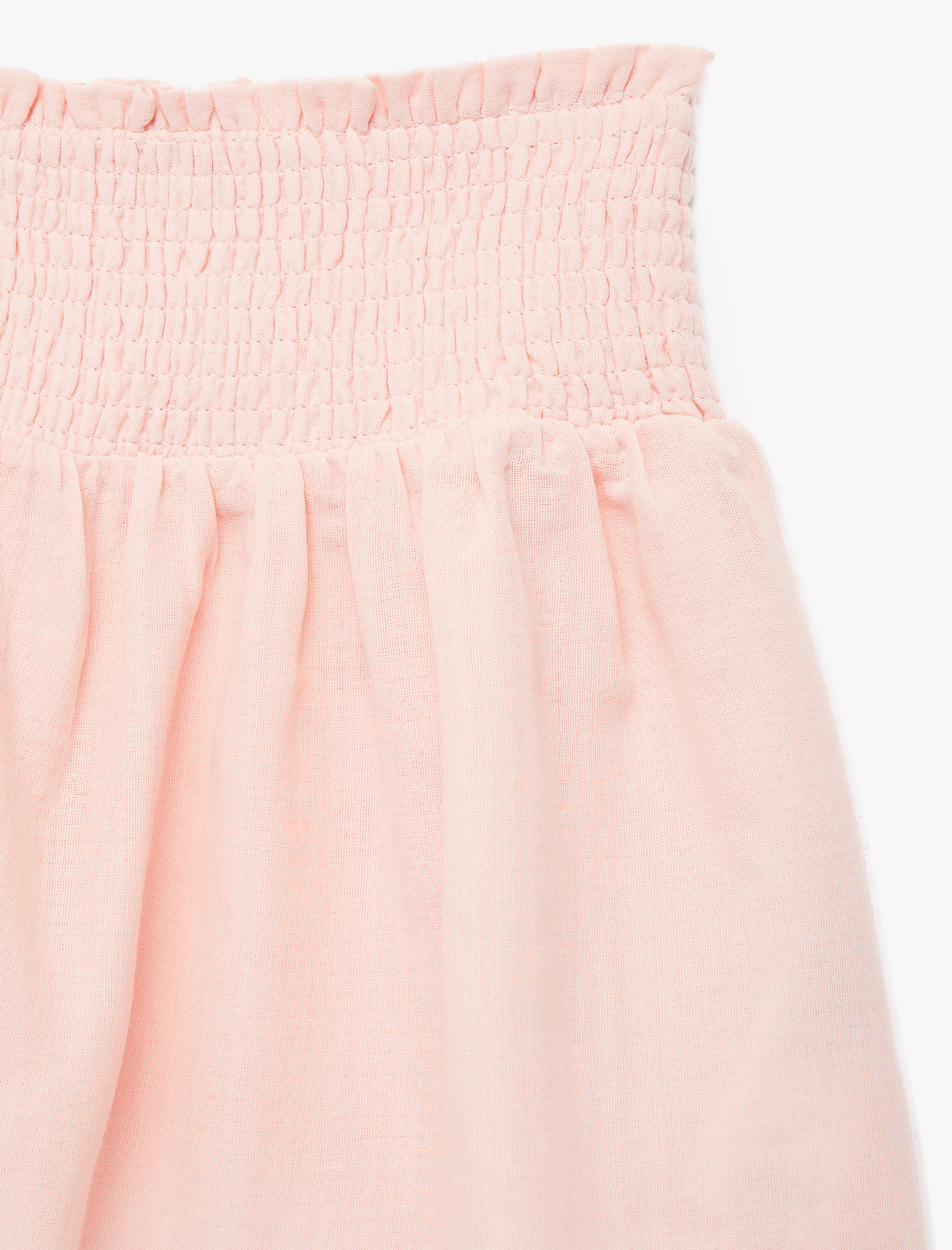  Kız Çocuk Pamuklu Gipeli Yüksek Bel Pileli Etek