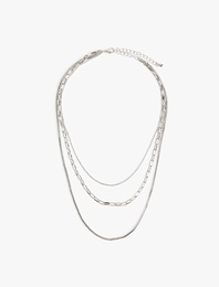 Çoklu Çelik Zincir Kolye