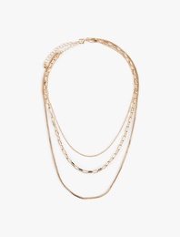 Çoklu Çelik Zincir Kolye