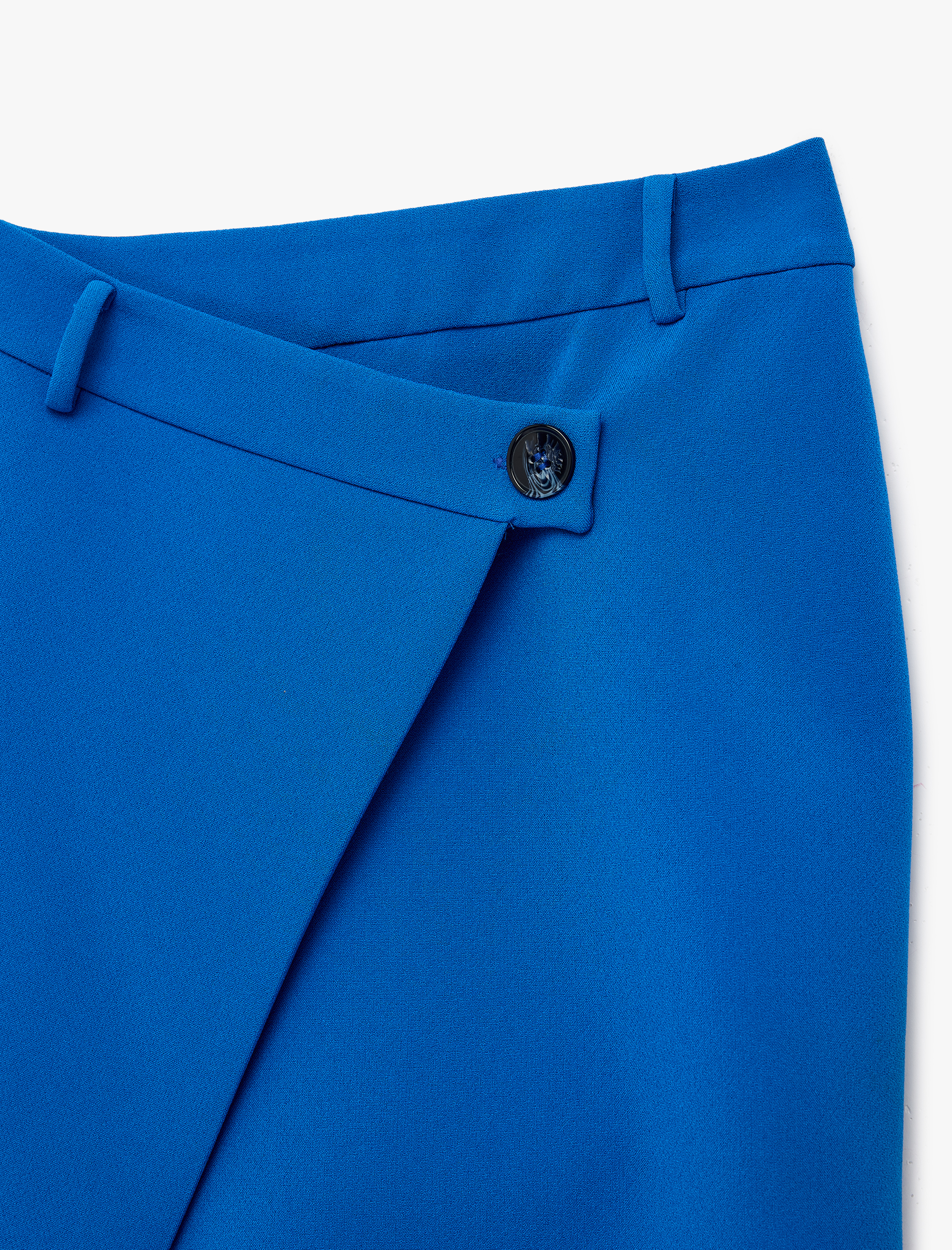   Kruvaze Asimetrik Kesim Mini Şort Etek