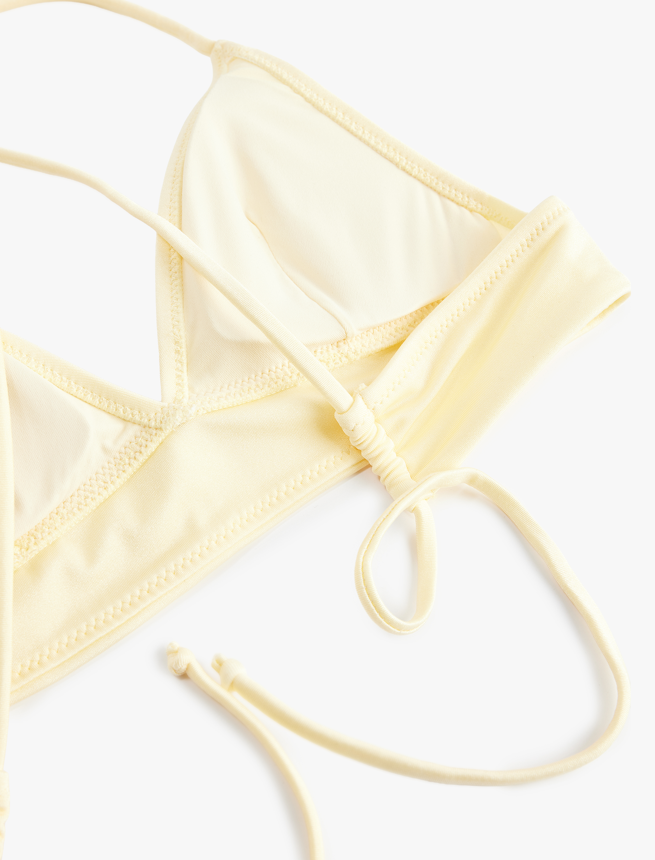   Sırt Bağlama Detaylı Bralet Bikini Üst