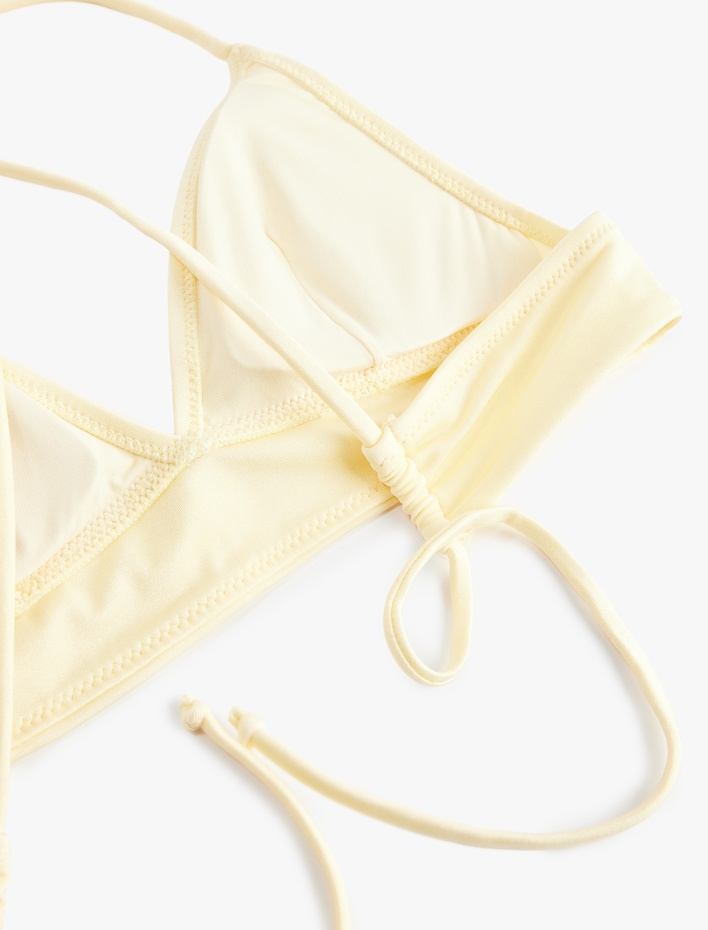  Sırt Bağlama Detaylı Bralet Bikini Üst