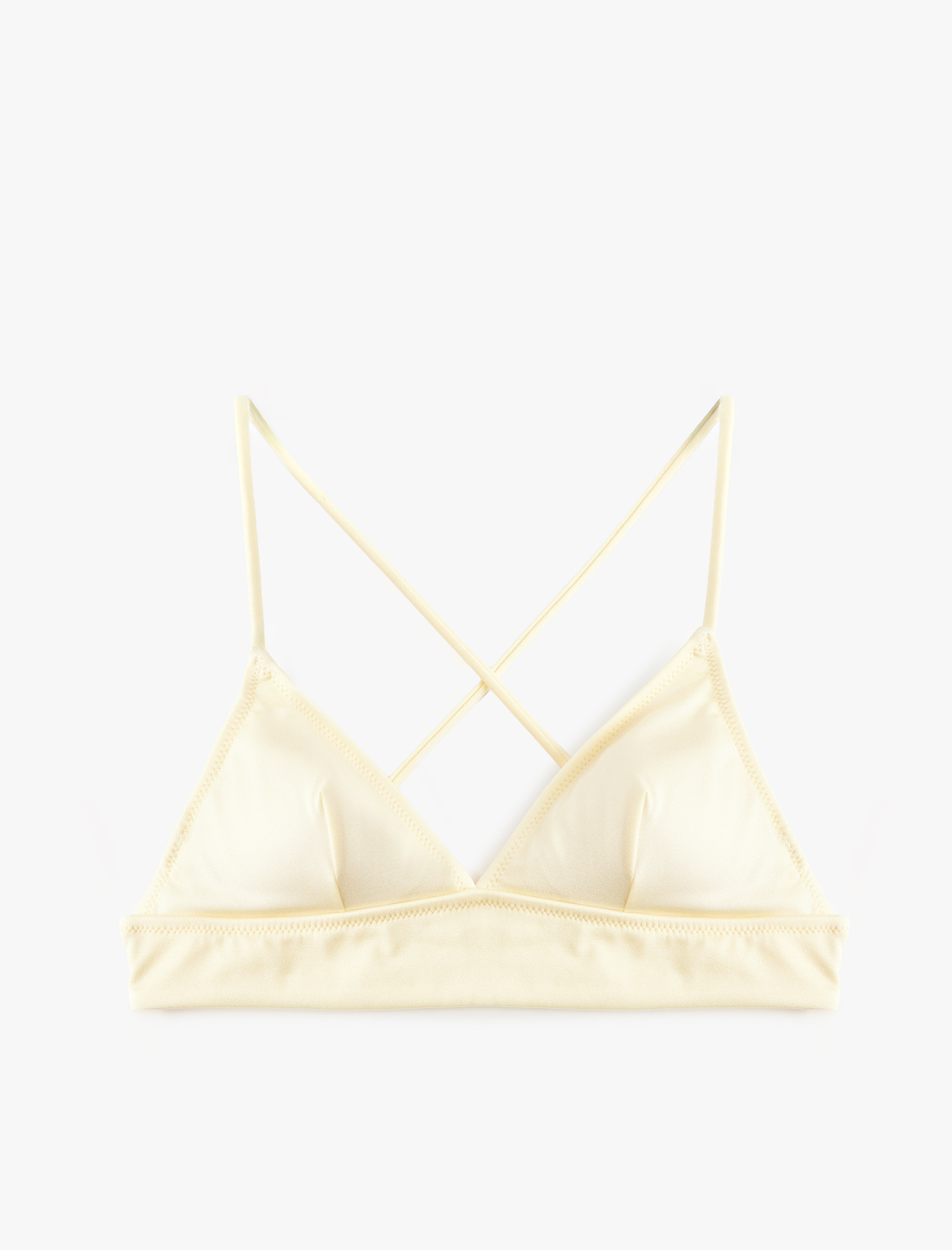   Sırt Bağlama Detaylı Bralet Bikini Üst