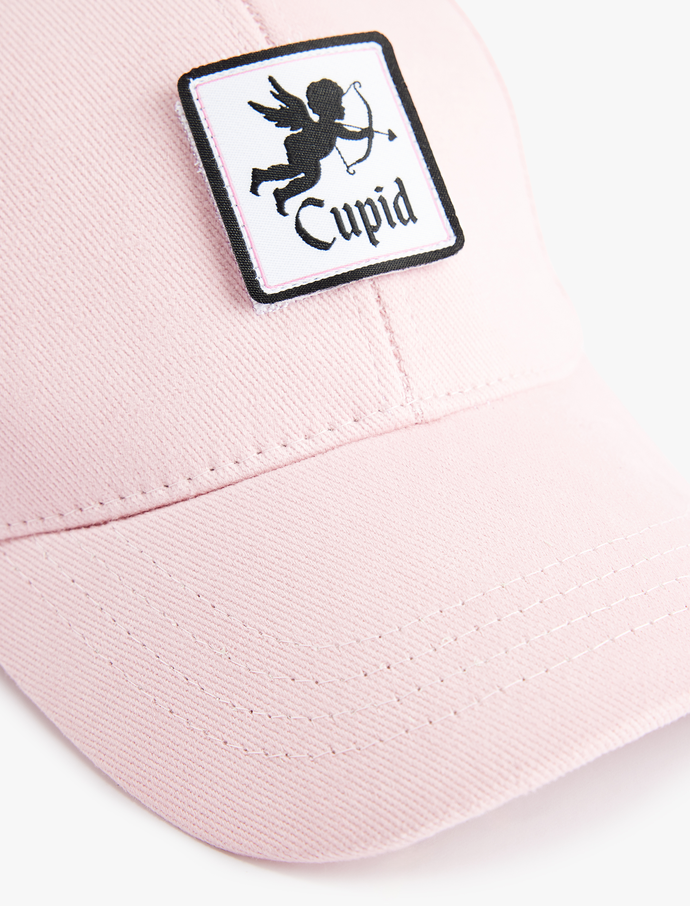  Kadın Pamuklu Kalp Aplikeli Kep Şapka