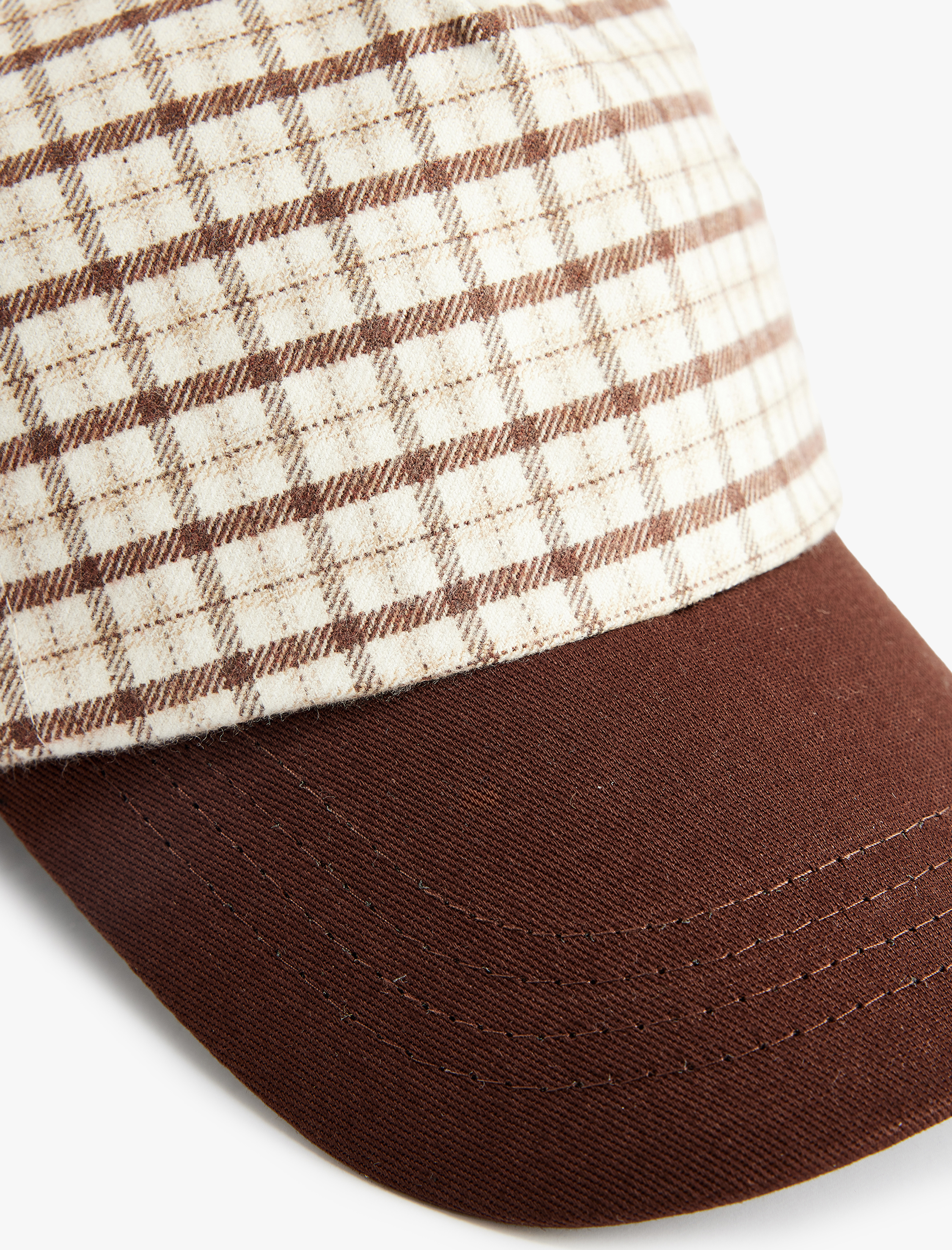  Kadın Ekoseli Kep Şapka