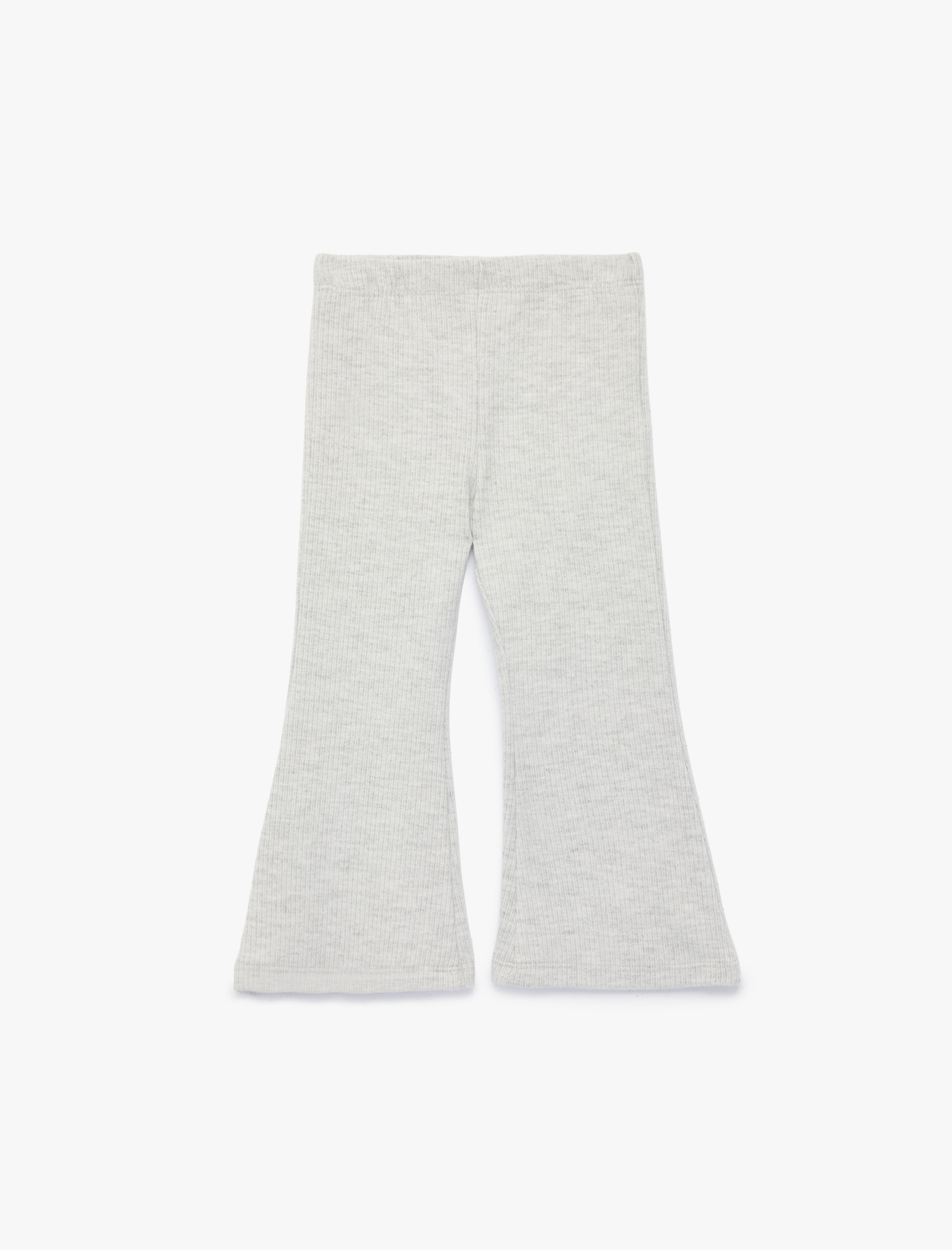  Kız Bebek Beli Lastikli Ribanalı İspanyol Paça Tayt