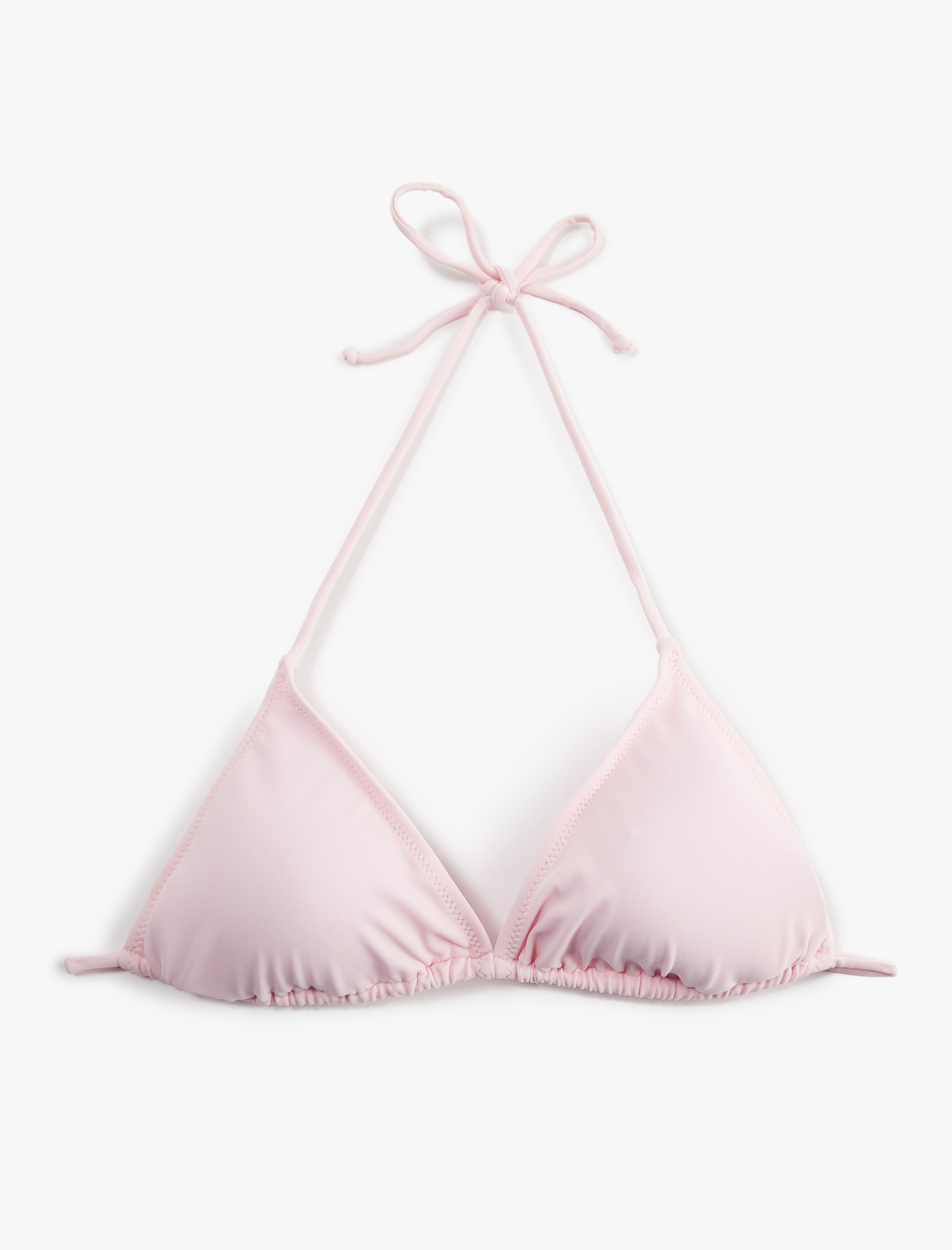   Boyundan Bağlamalı Üçgen Bikini Üstü