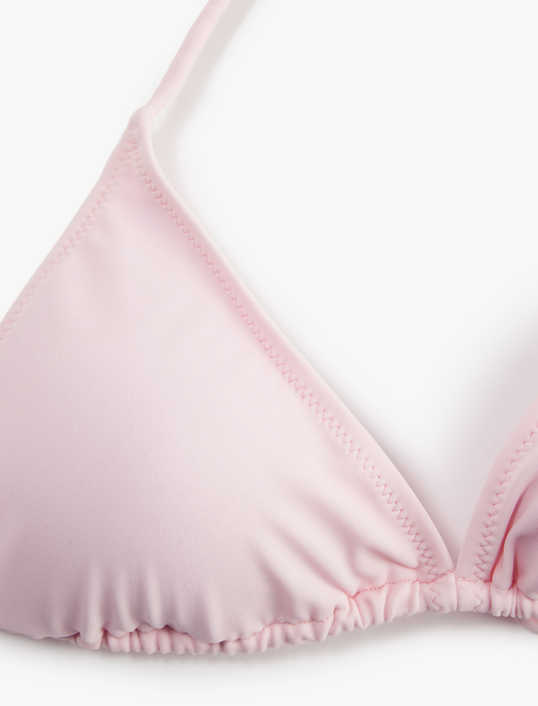   Boyundan Bağlamalı Üçgen Bikini Üstü