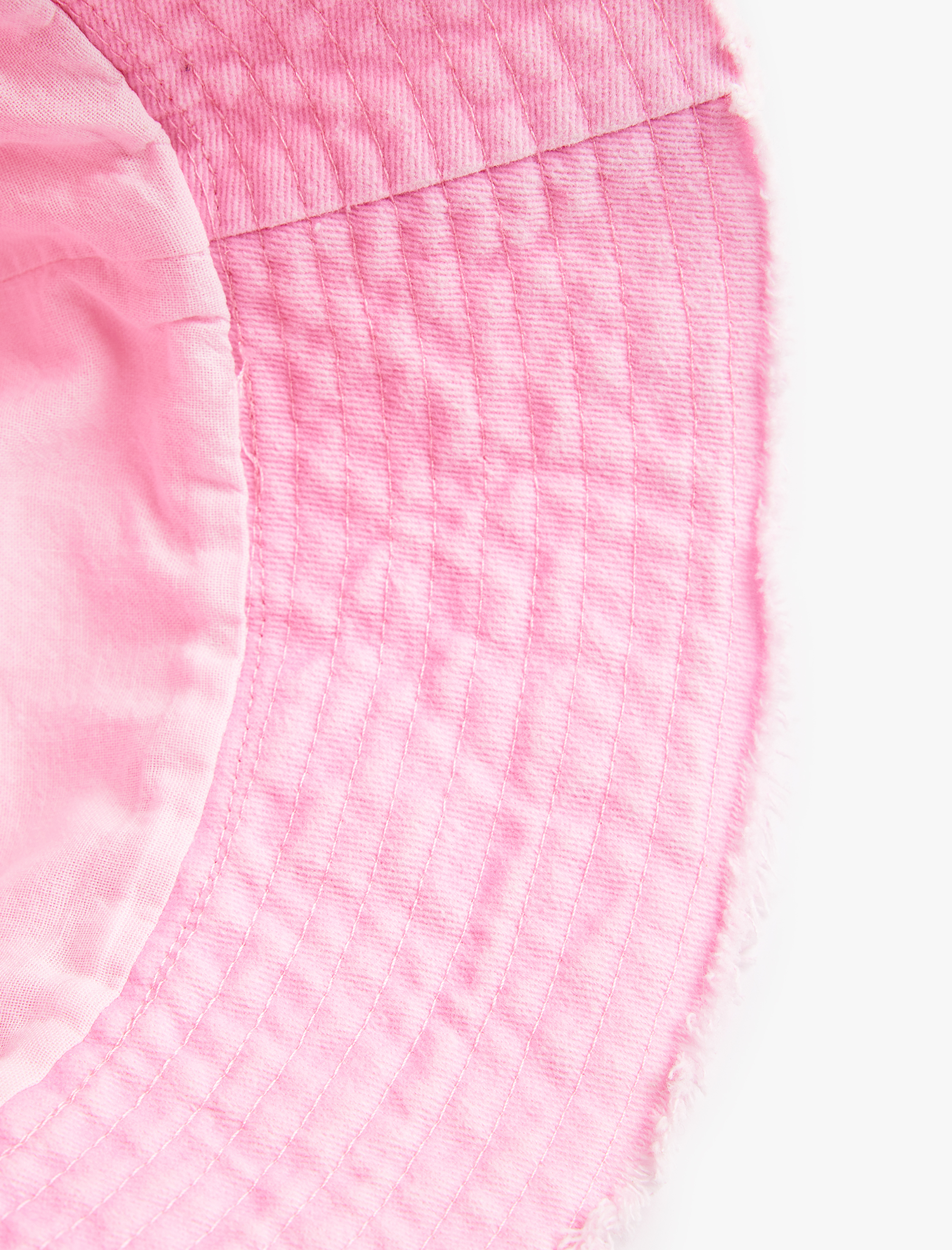  Kız Çocuk Pamuklu Nakış Detaylı Bucket Şapka