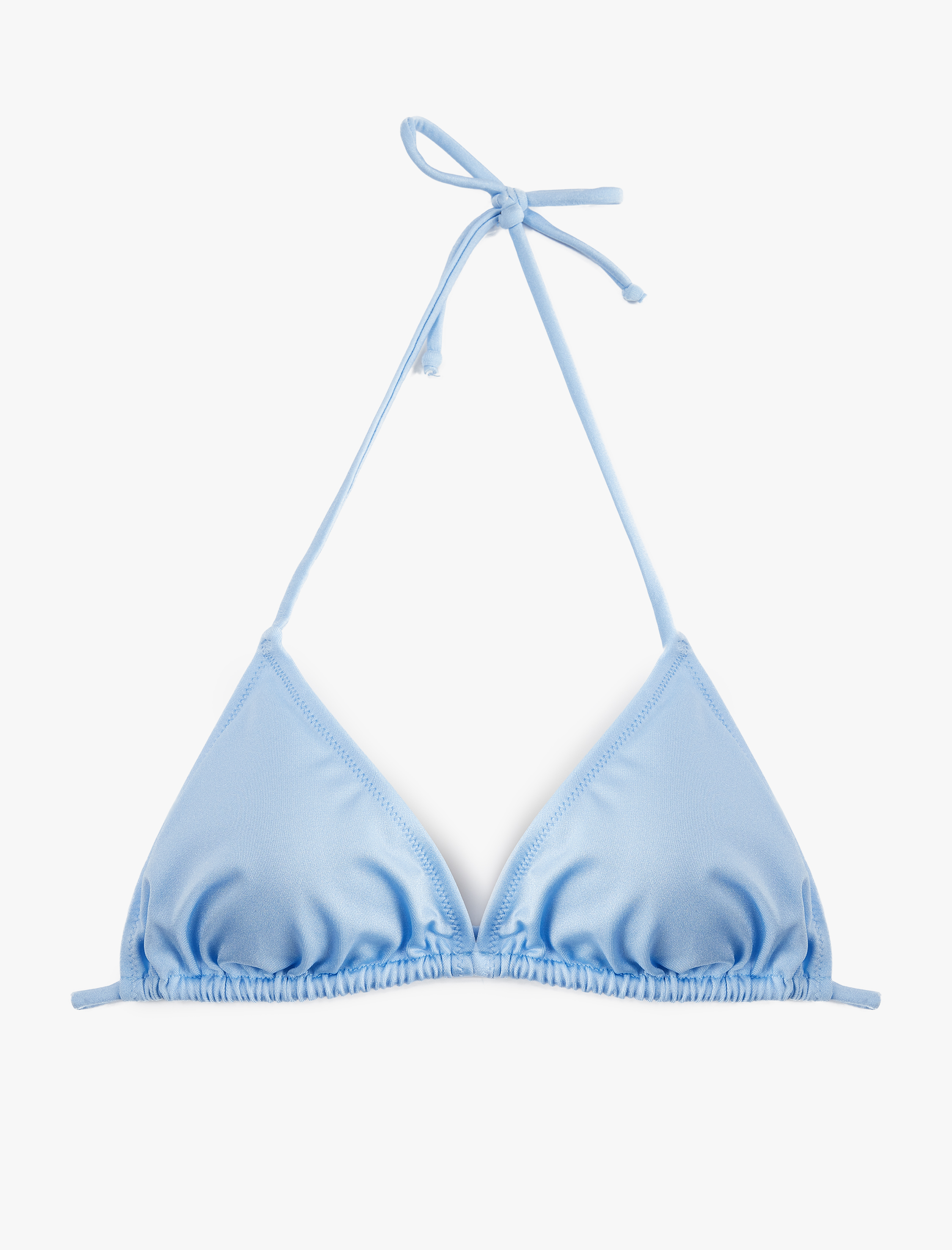   Boyundan Bağlamalı Üçgen Bikini Üstü