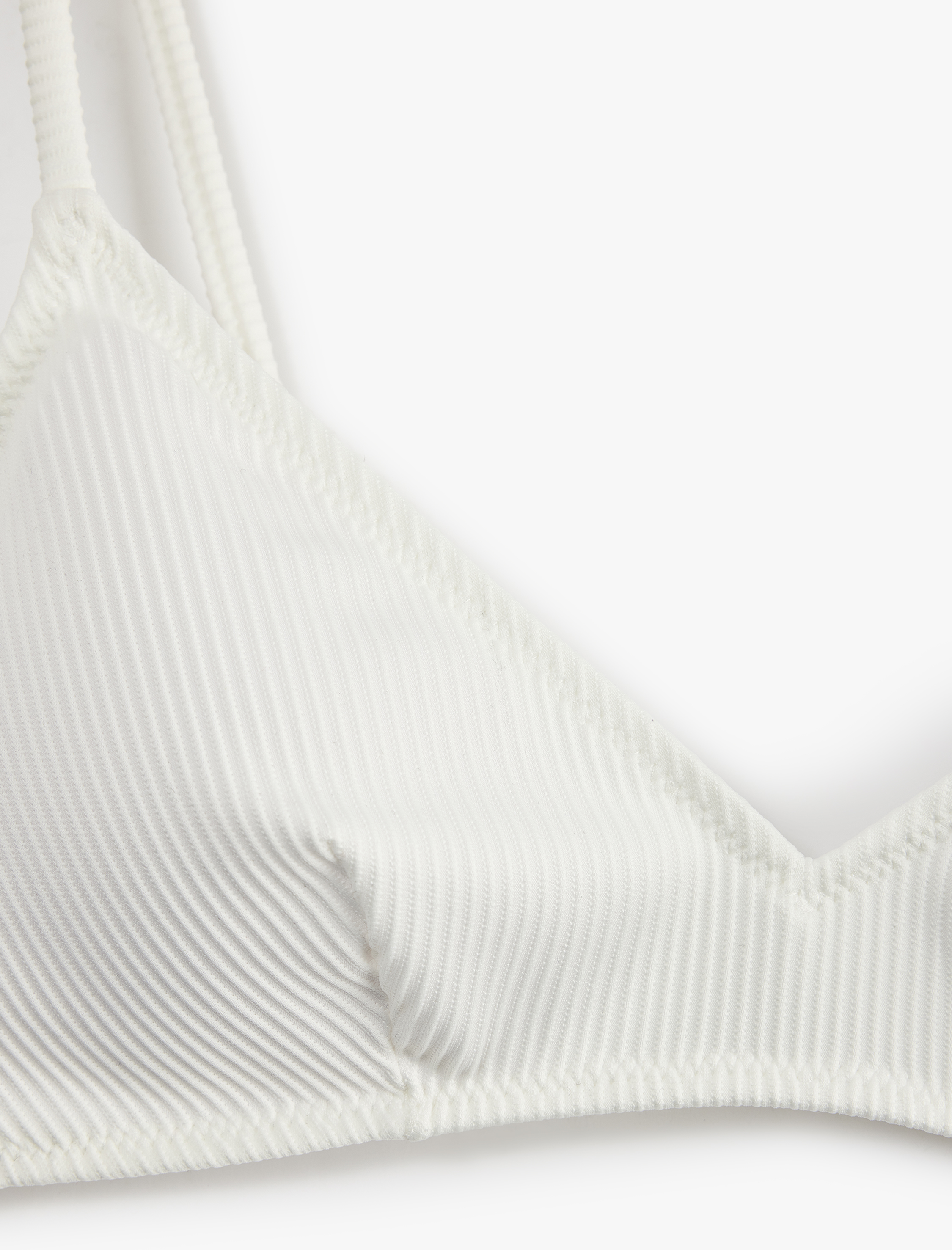   Dokulu Bralet Bikini Üstü