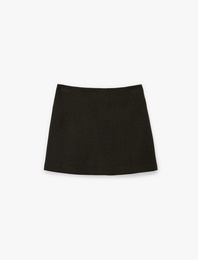 A Kesim Mini Tüvit Etek