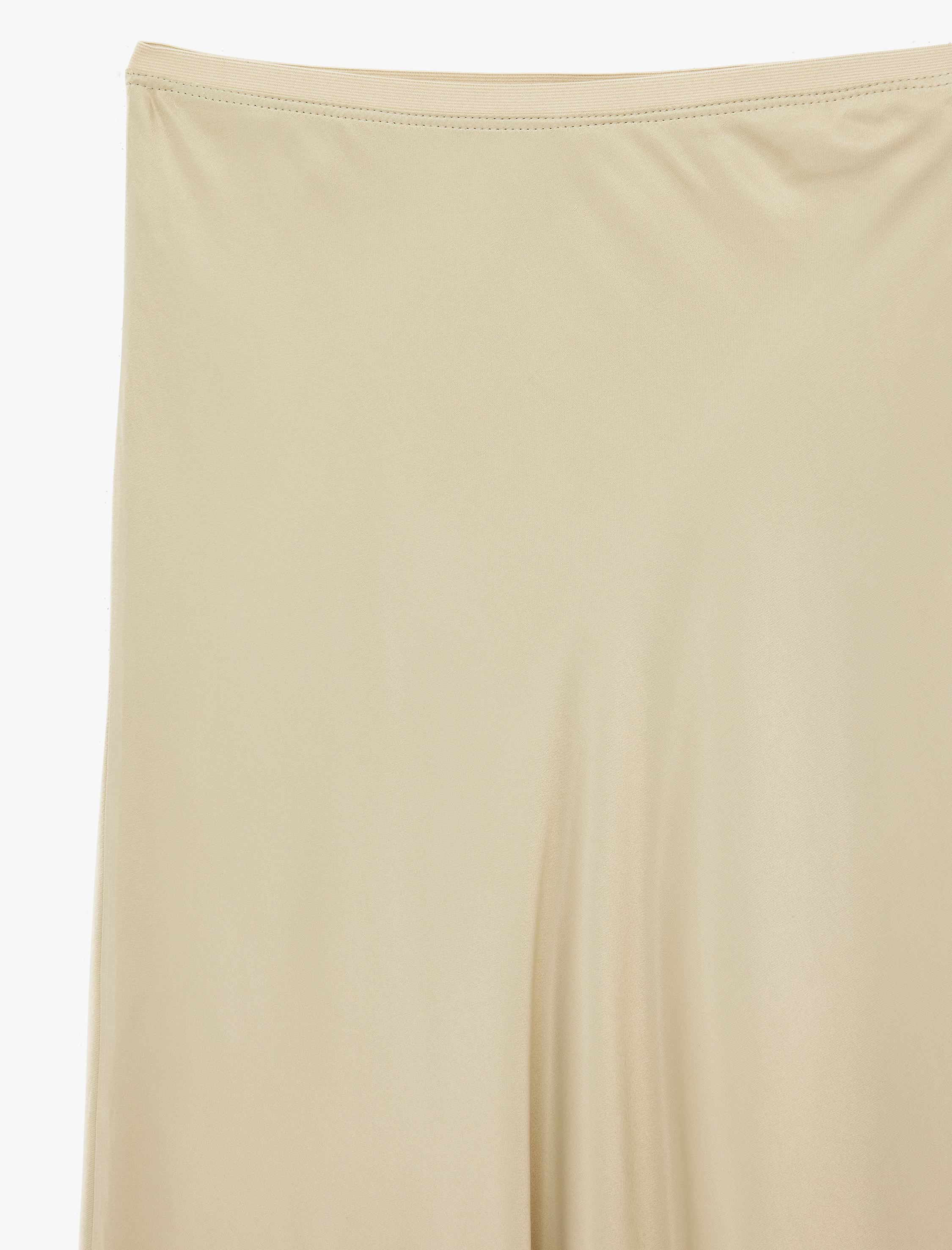   Standart Bel Midi Boy Saten Kloş Etek