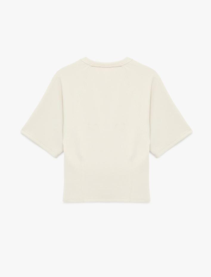  Slim Fit Kısa Kollu Bisiklet Yaka Modal Karışımlı Tişört