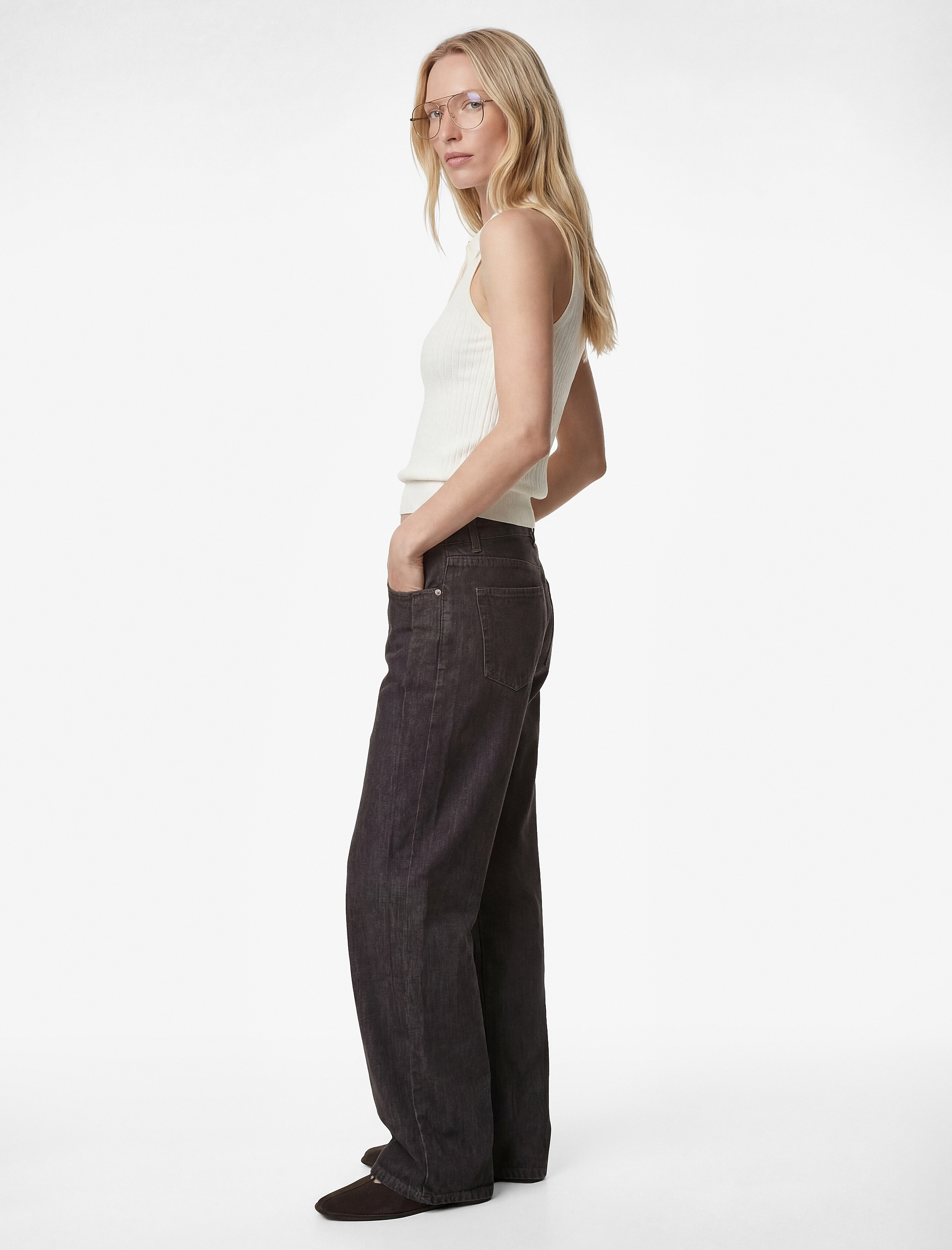   Slim Fit Kolsuz Saç Örgü Düğmeli Polo Yaka Triko Atlet