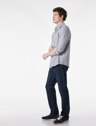 Normal Bel Cepli Pamuklu Straight Fit Jean Pantolon - Mark Jean