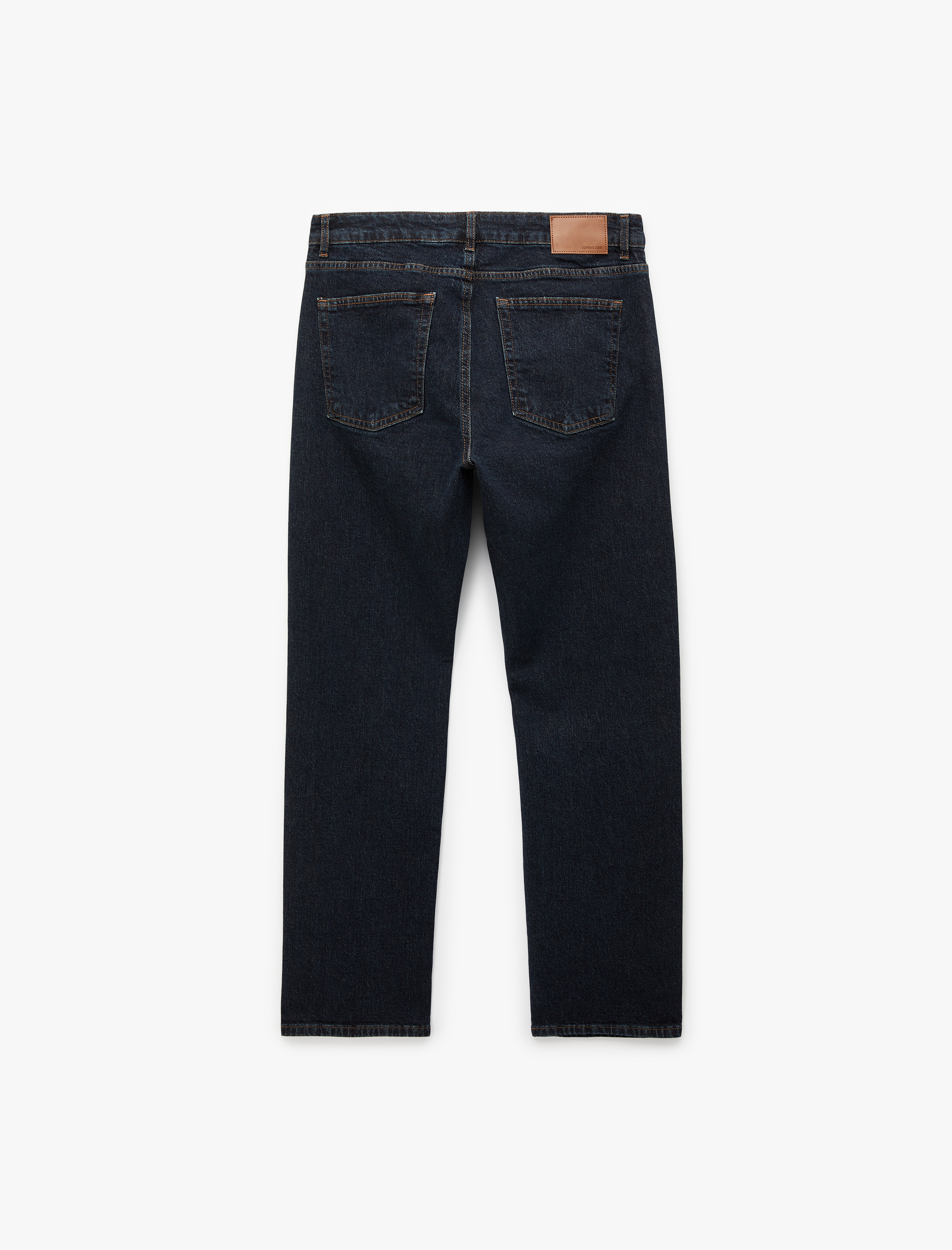   Normal Bel Cepli Pamuklu Straight Fit Jean Pantolon - Mark Jean