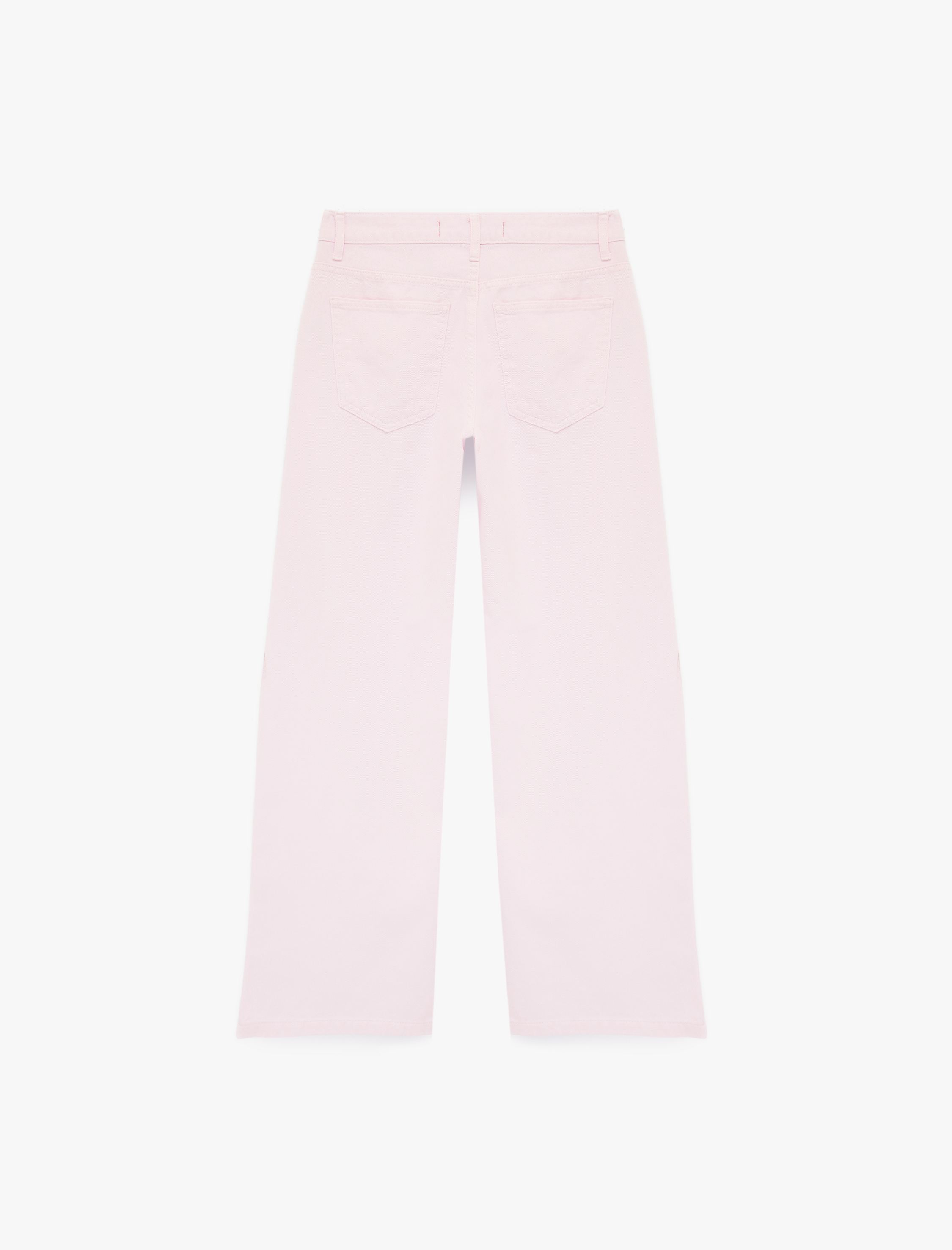   Pamuklu Düşük Bel Bol Kesim Denim Pantolon - Loose Straight Fit Jean