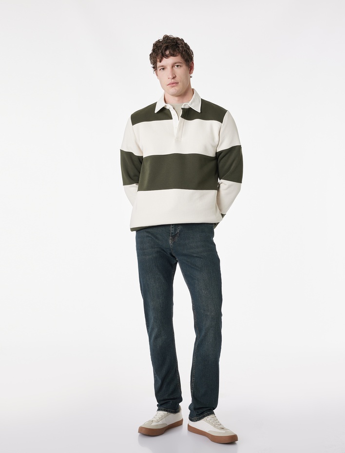  Normal Bel Cepli Slim Fit Jean Pantolon - Brad Jean