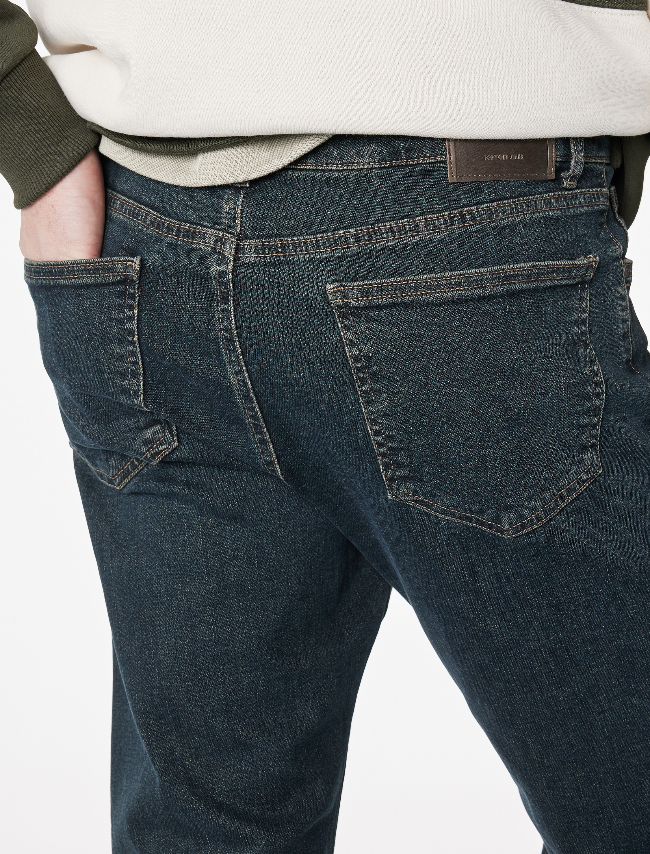   Normal Bel Cepli Slim Fit Jean Pantolon - Brad Jean