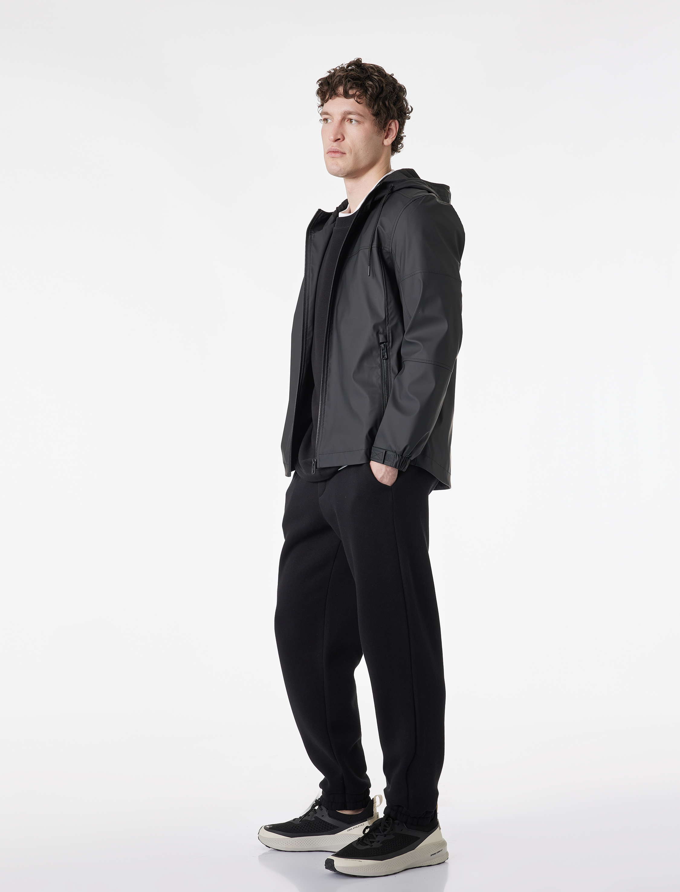   Lastikli Paça Şardonlu Cepli Beli Bağcıklı Jogger Eşofman Altı