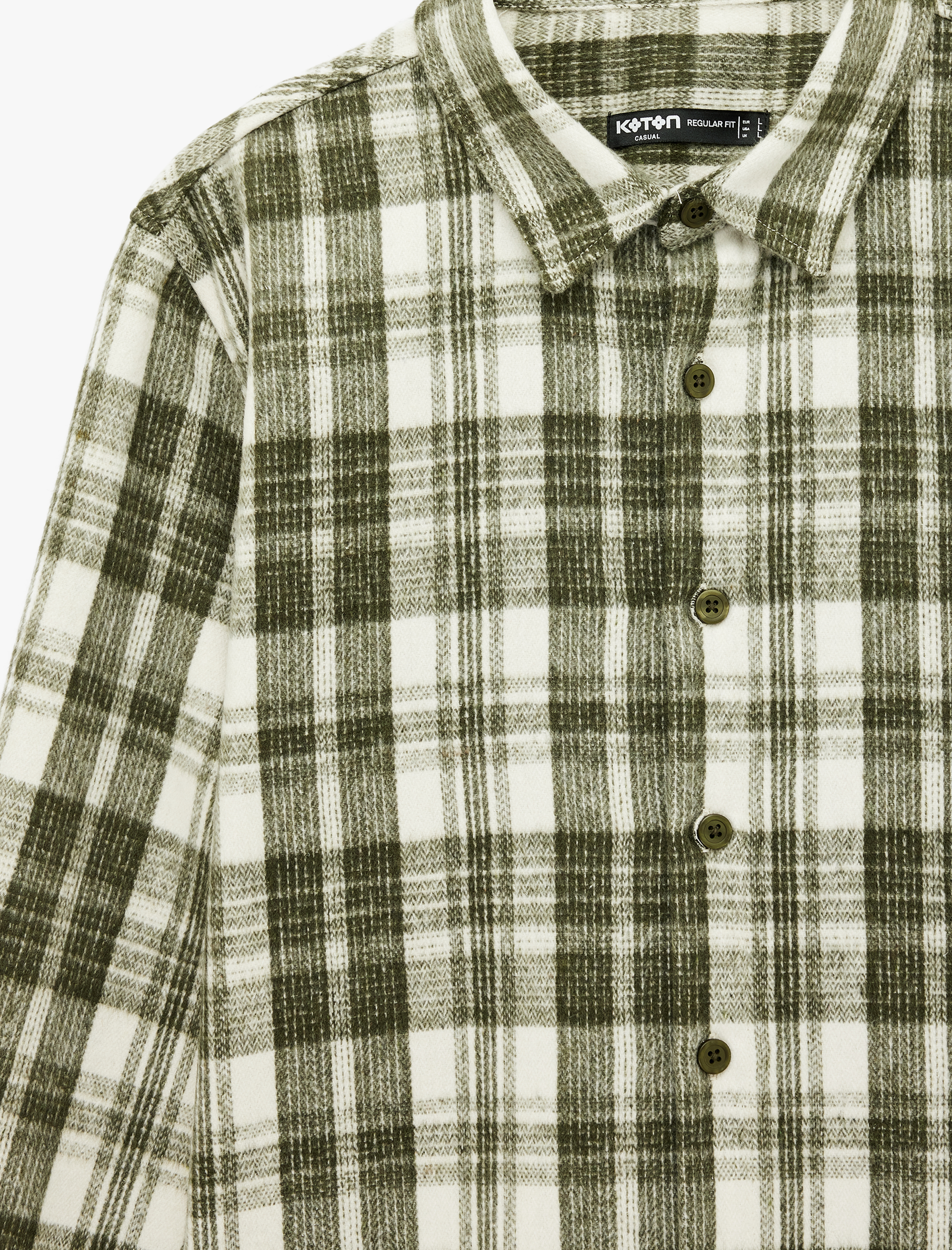   Klasik Yaka Regular Fit Uzun Kollu Oduncu Gömleği