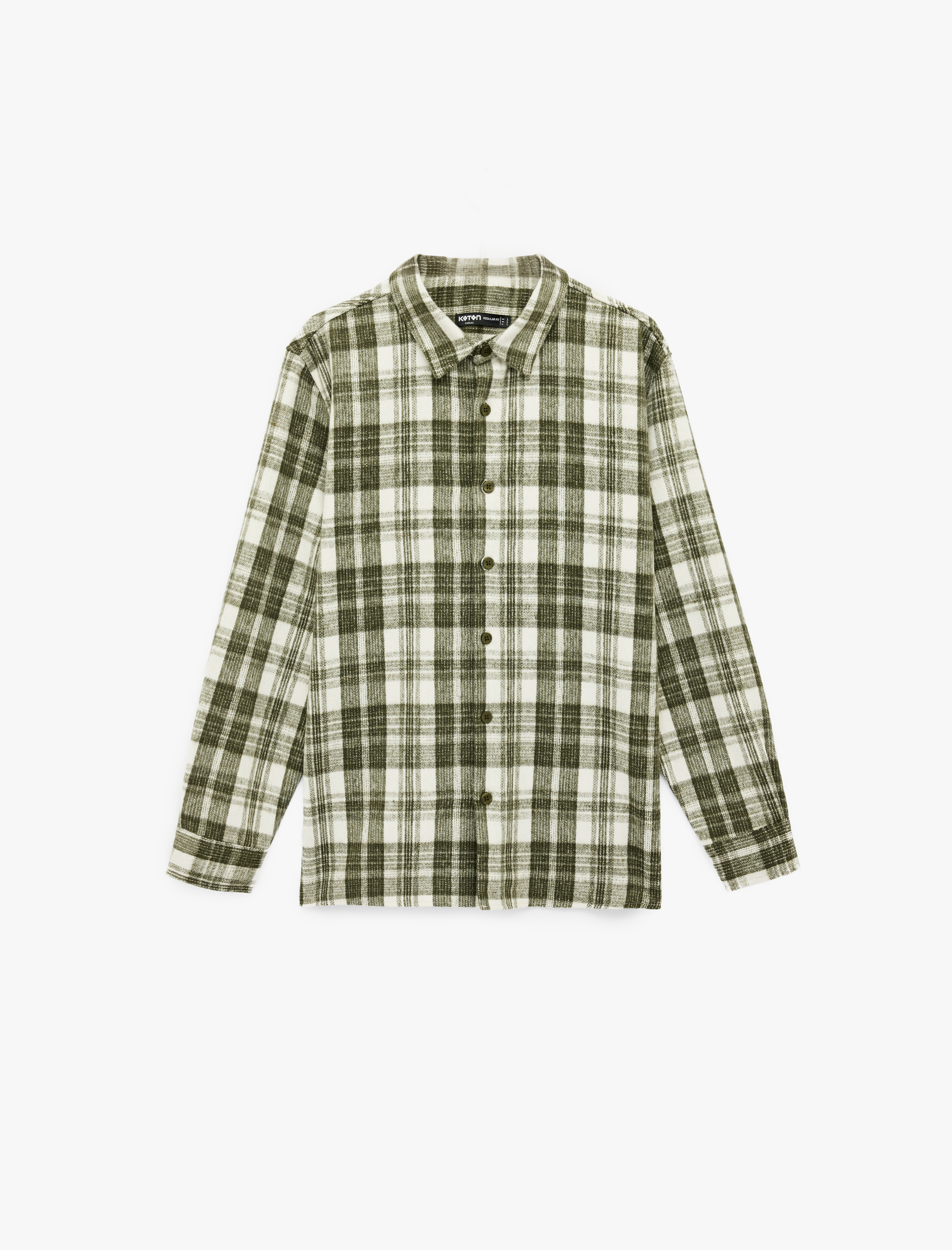   Klasik Yaka Regular Fit Uzun Kollu Oduncu Gömleği