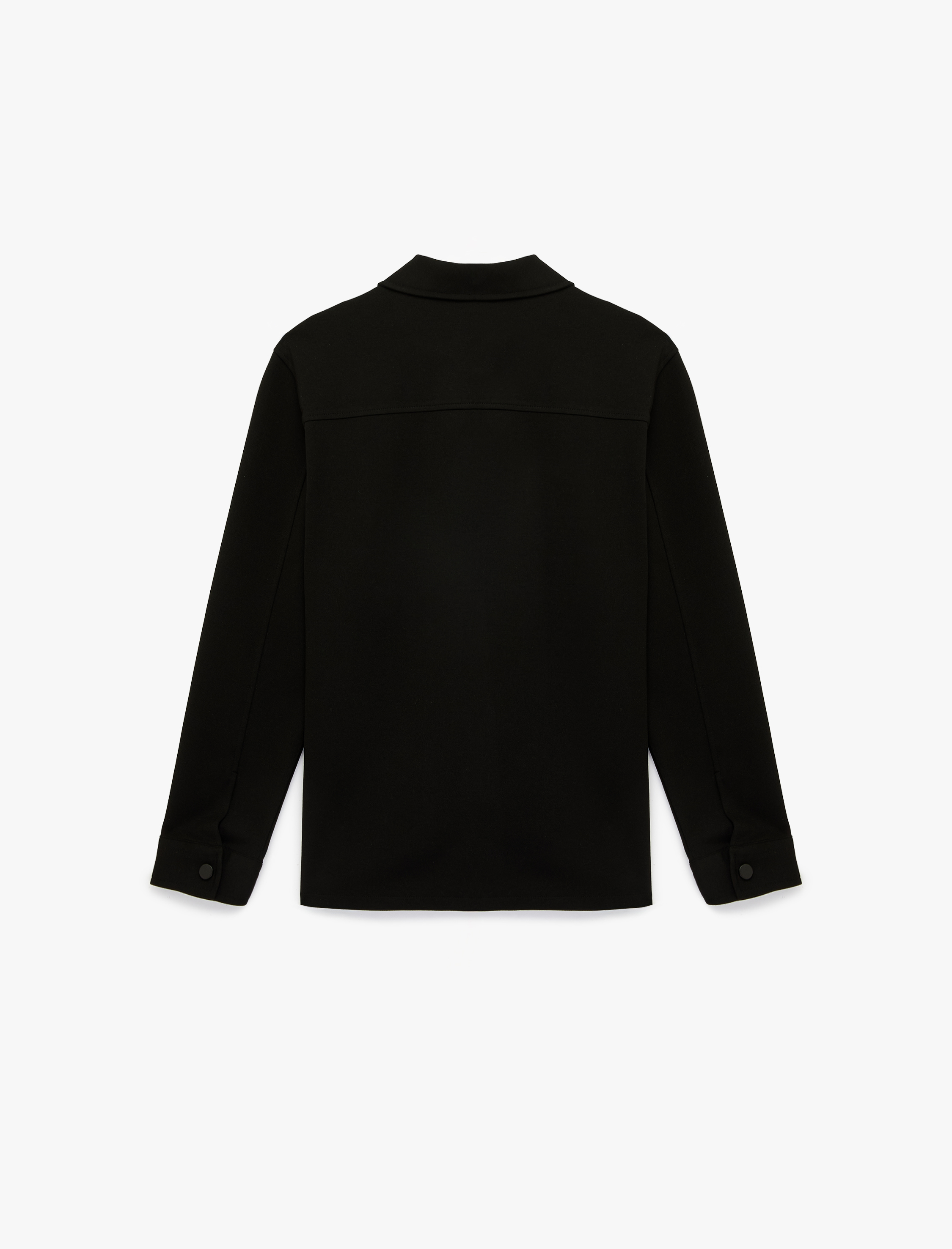   Regular Fit Çıtçıt Düğmeli Kapaklı Cepli Klasik Yaka Uzun Kollu Gömlek