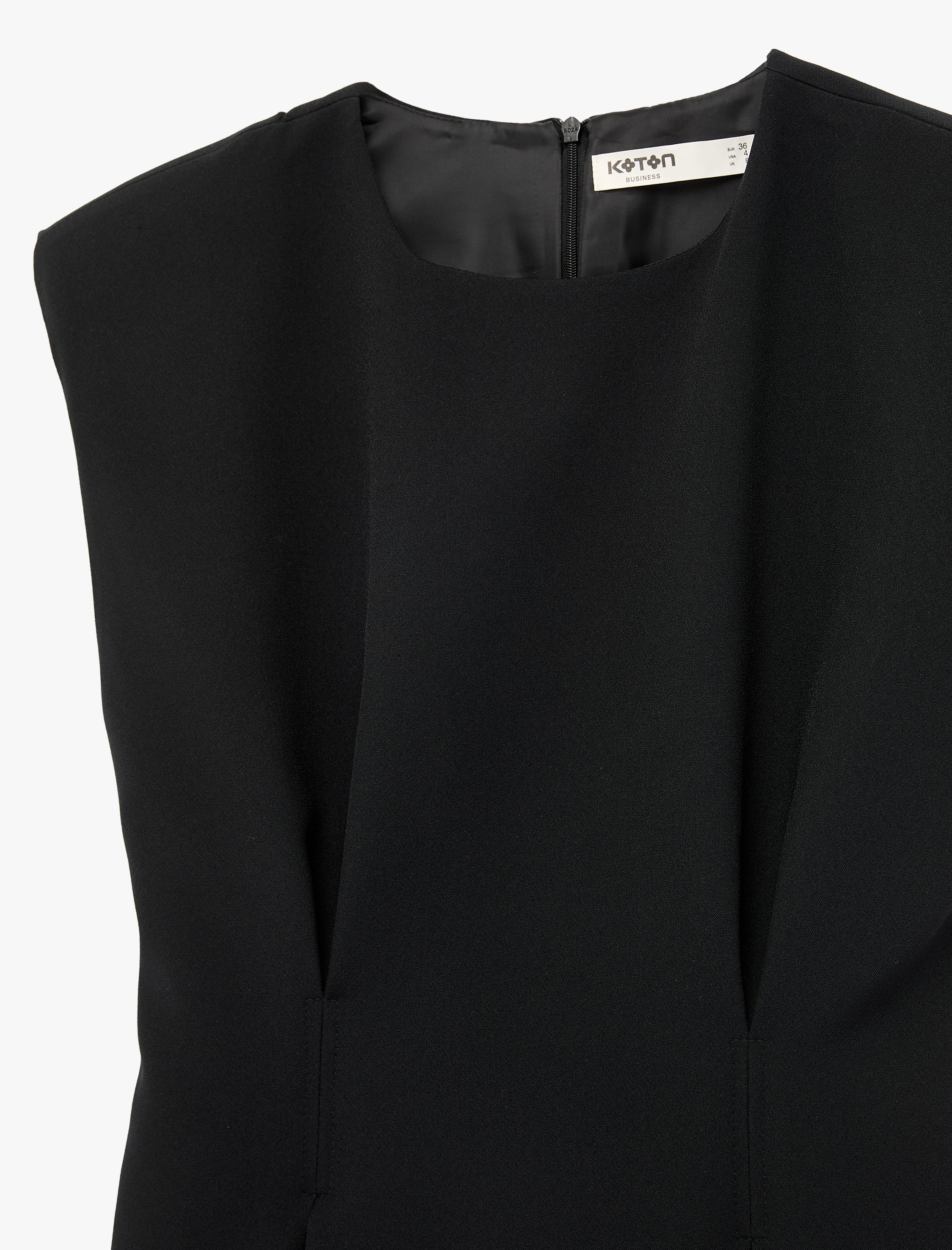   Kolsuz Bisiklet Yaka Mini Pileli A Kesim Elbise