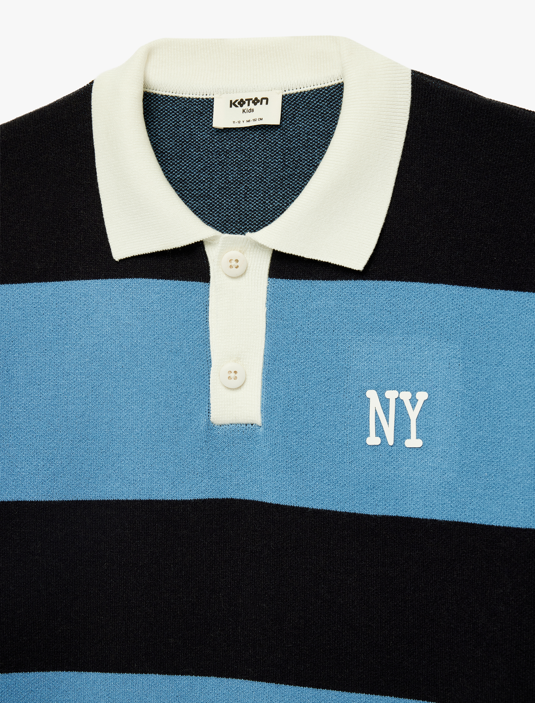  Erkek Çocuk Viskon Karışımlı Uzun Kollu Polo Yaka Triko Kazak