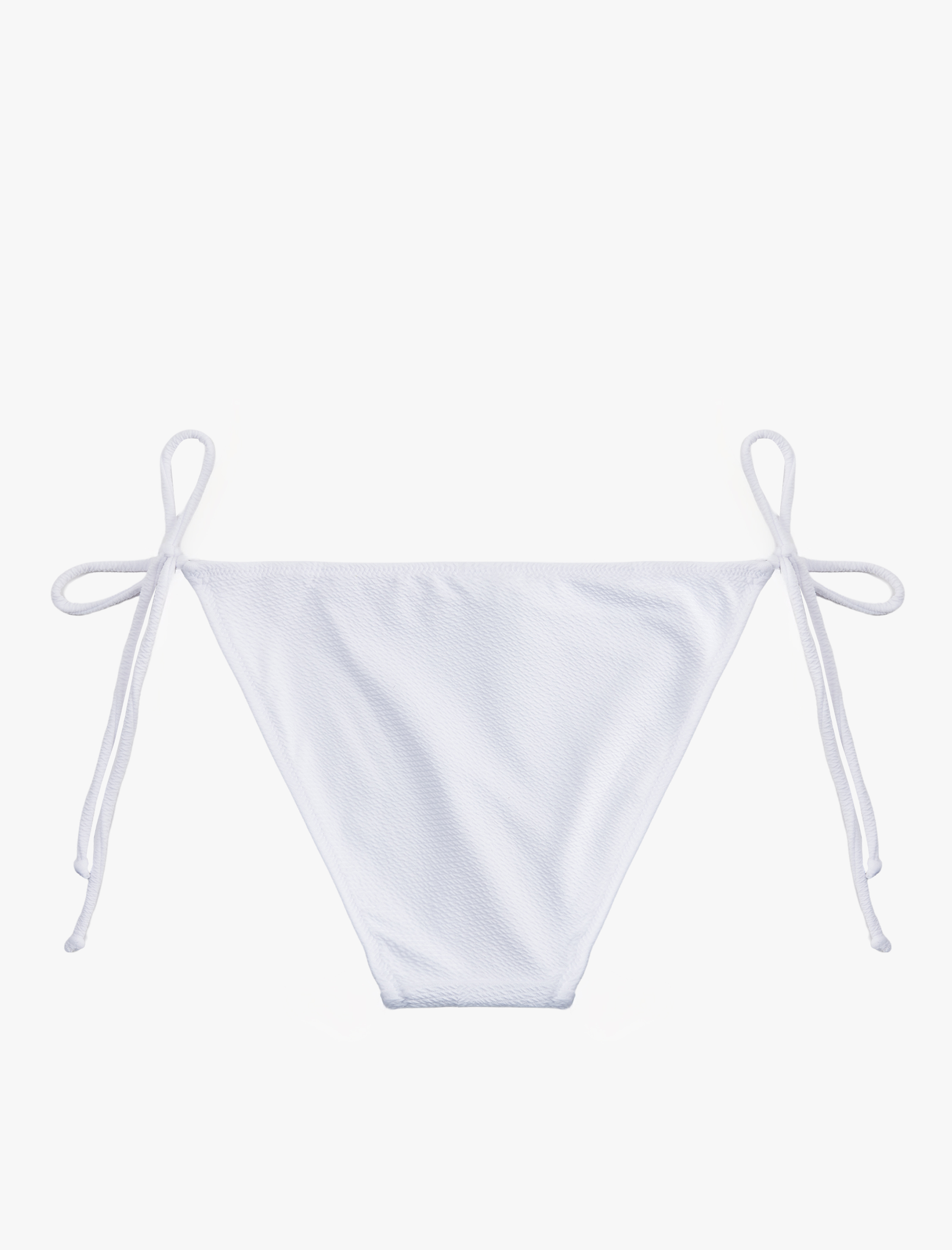   Yanları Bağlamalı İpli Dokulu Bikini Altı