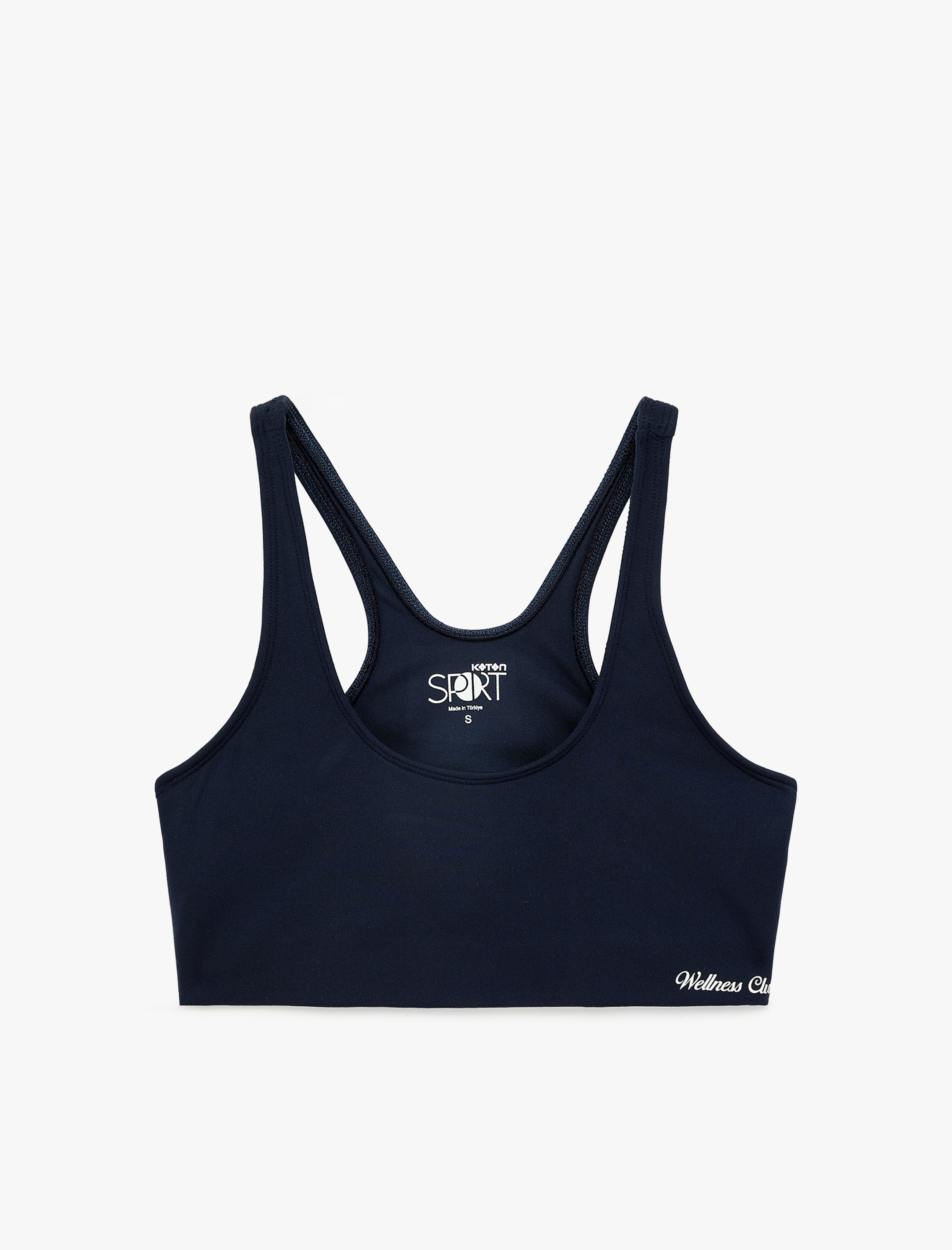   Baskı Detaylı U Yaka Sporcu Sütyeni