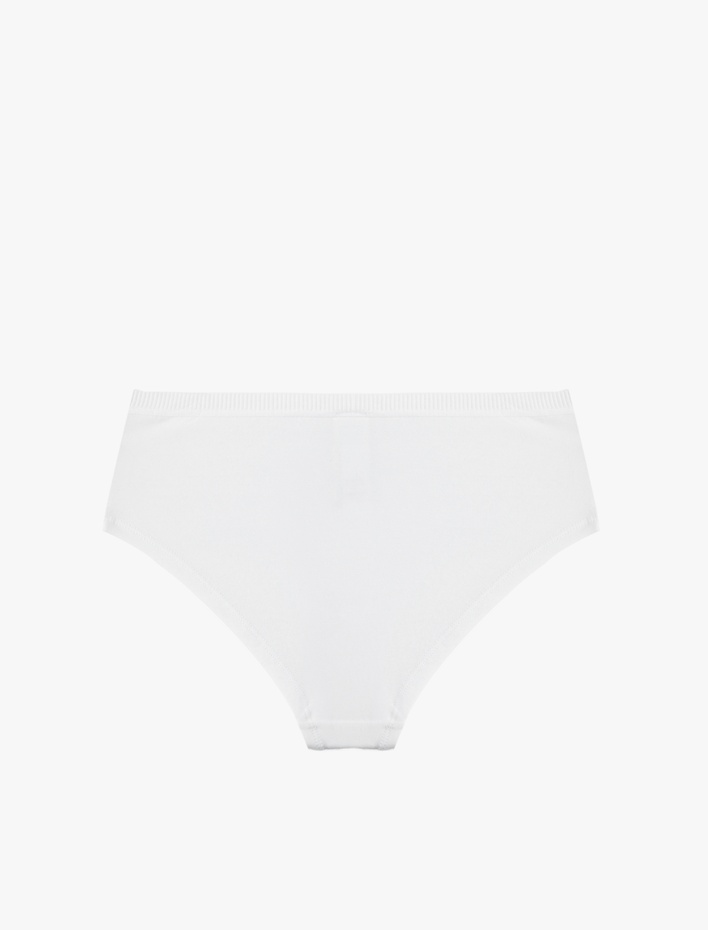  Yüksek Bel Baskılı Pamuklu Hipster Külot