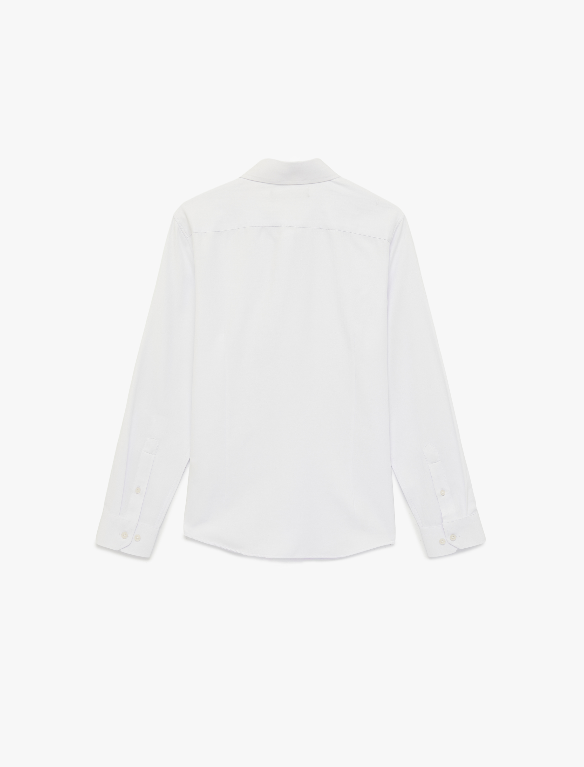   Uzun Kollu Yarım İtalyan Yaka Slim Fit Gömlek