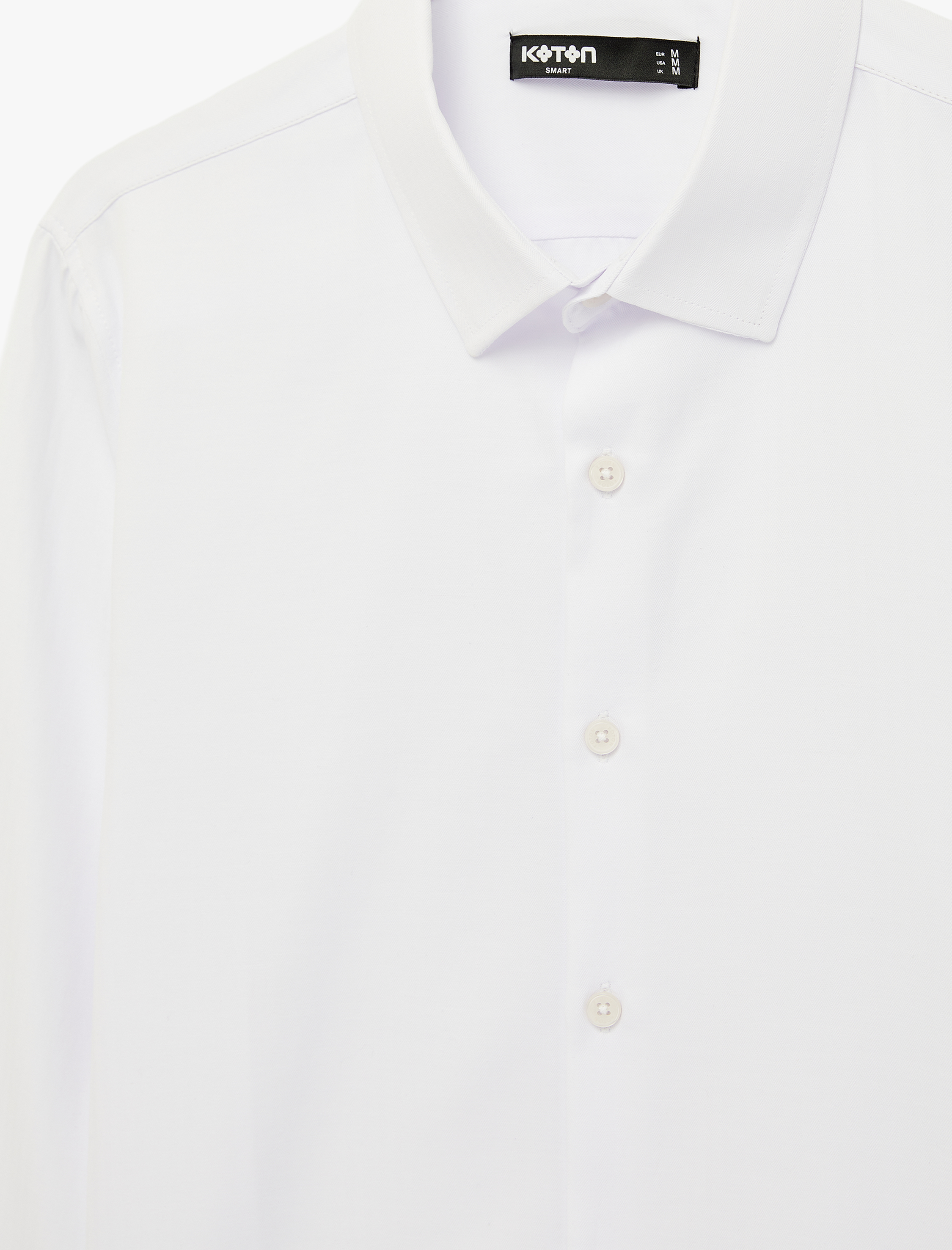   Uzun Kollu Yarım İtalyan Yaka Slim Fit Gömlek