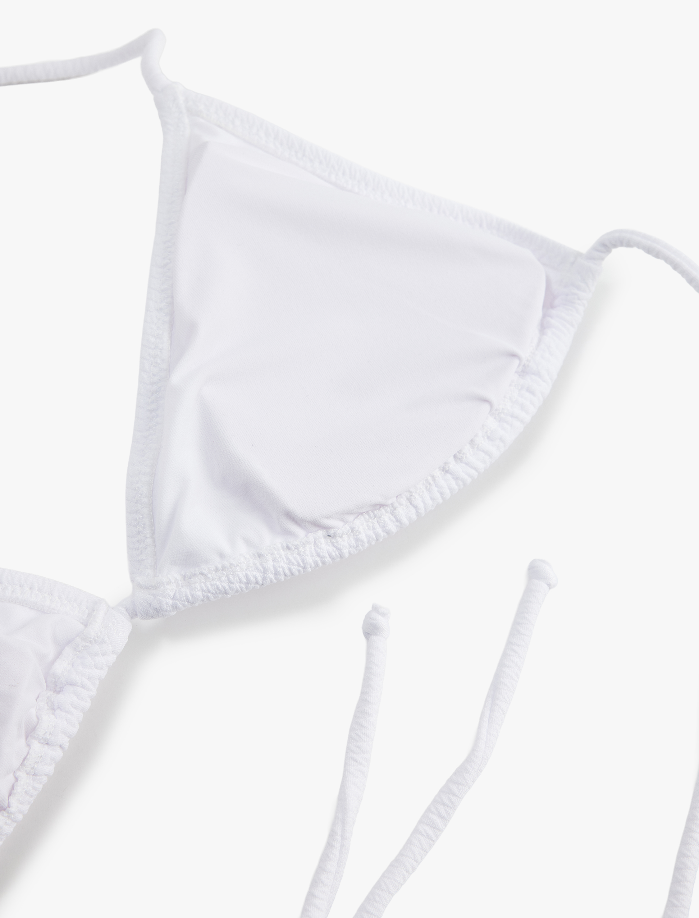   Dokulu Üçgen Bikini Üstü