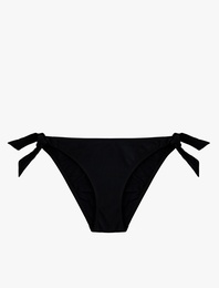 Mat Kumaş Fiyonklu Bağlamalı Bikini Altı