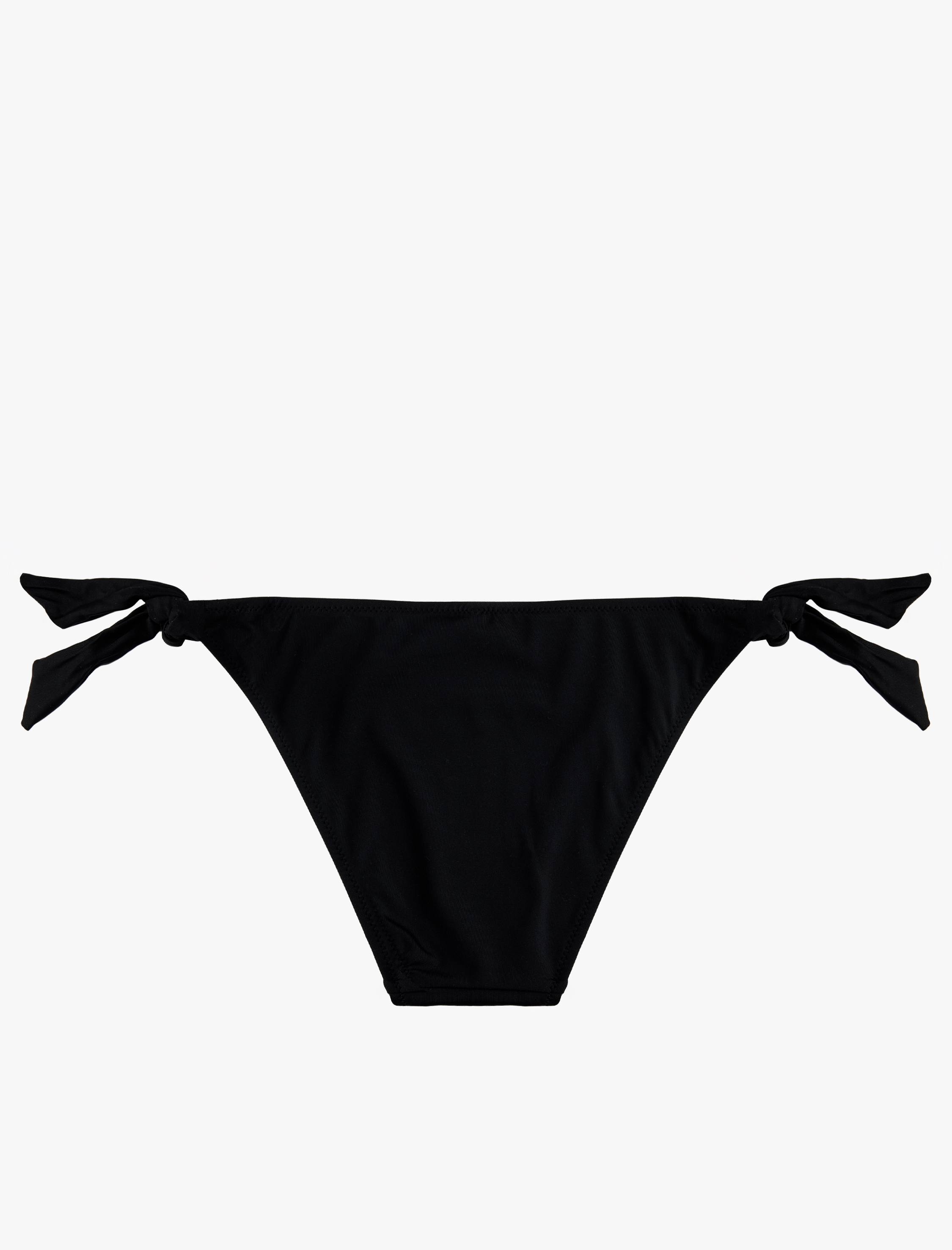   Mat Kumaş Fiyonklu Bağlamalı Bikini Altı