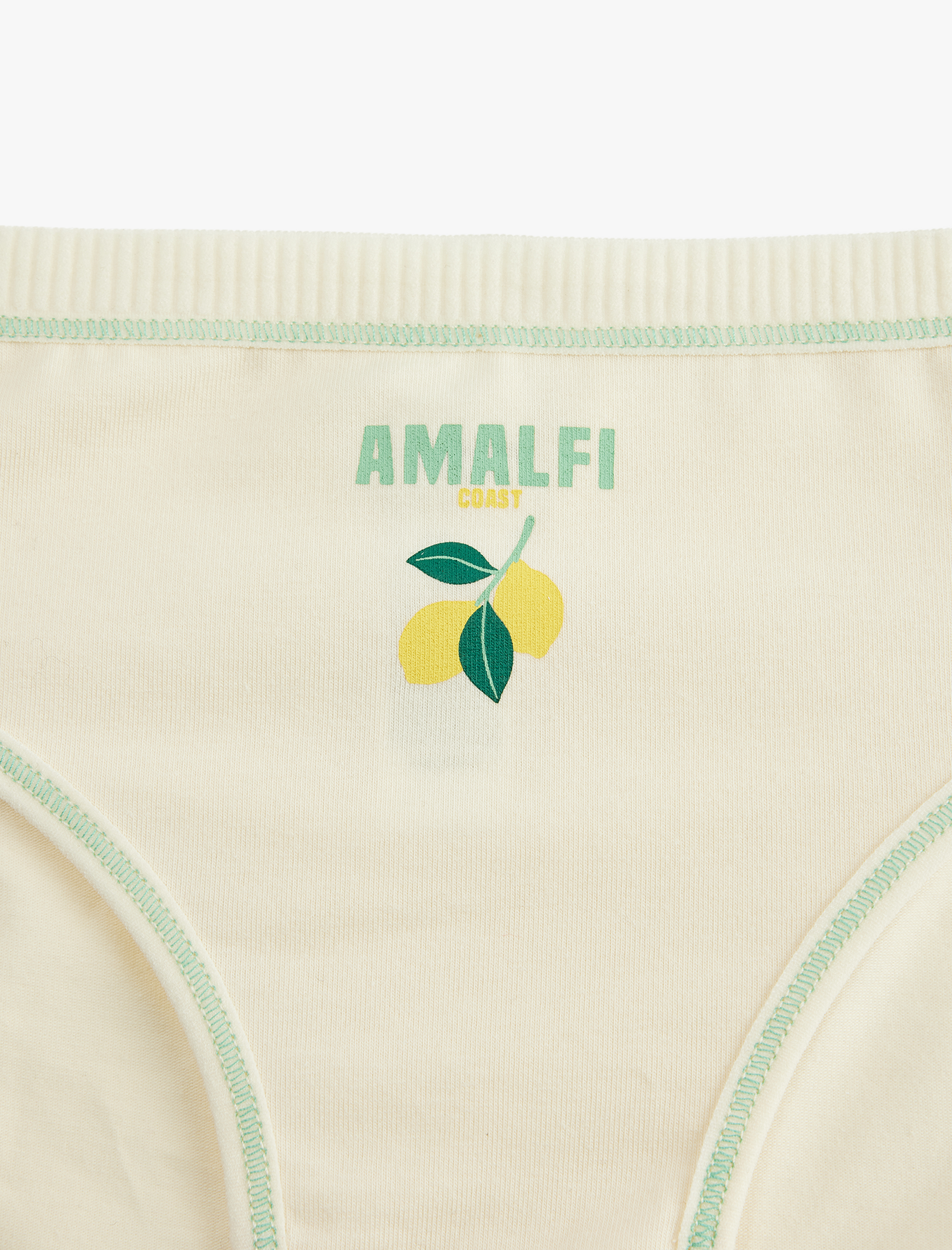   Dikiş Detaylı Rahat Kalıp Baskılı Pamuklu Brief Külot