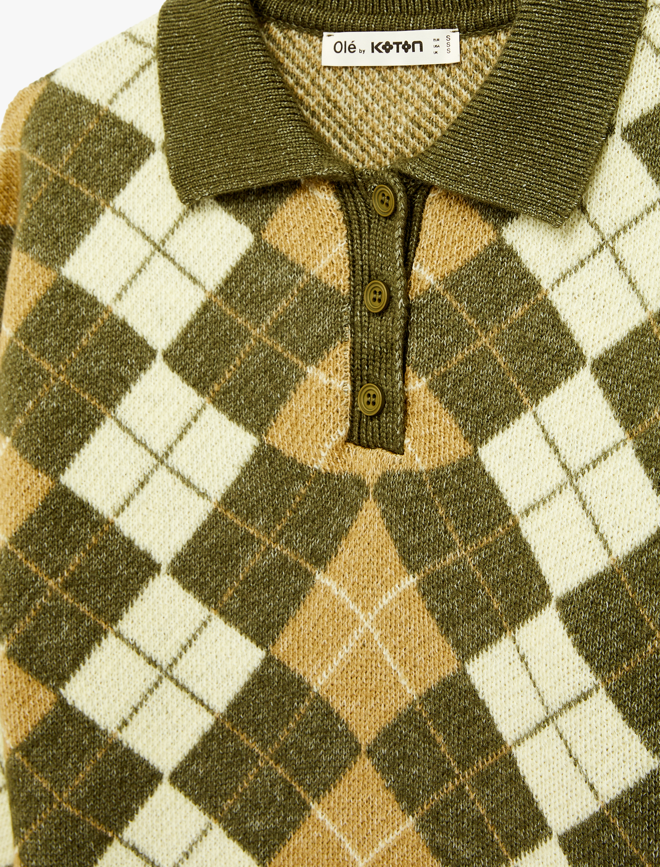   Uzun Kollu Polo Yaka Triko Kazak