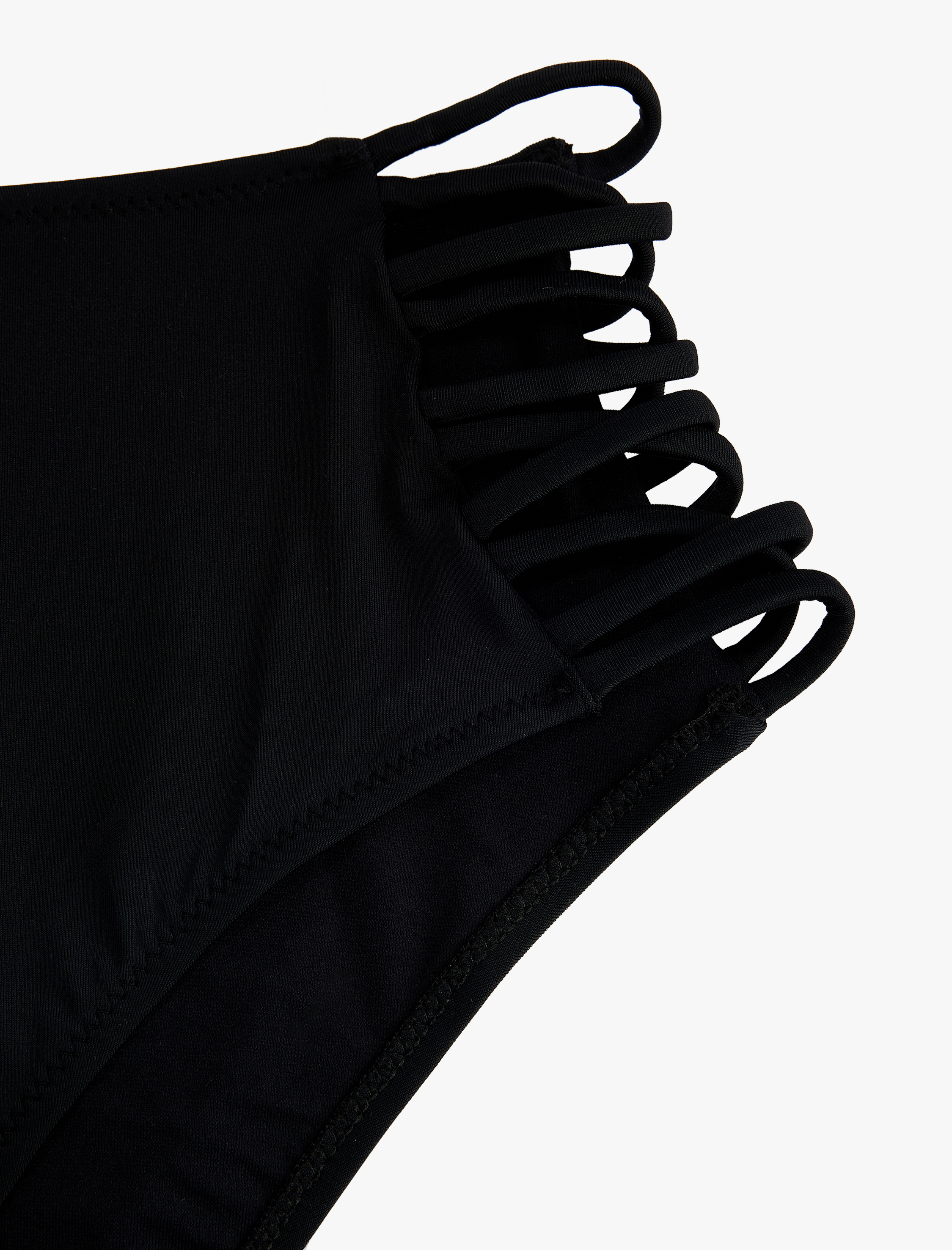   Yanları İpli Yüksek Bel Bikini Altı