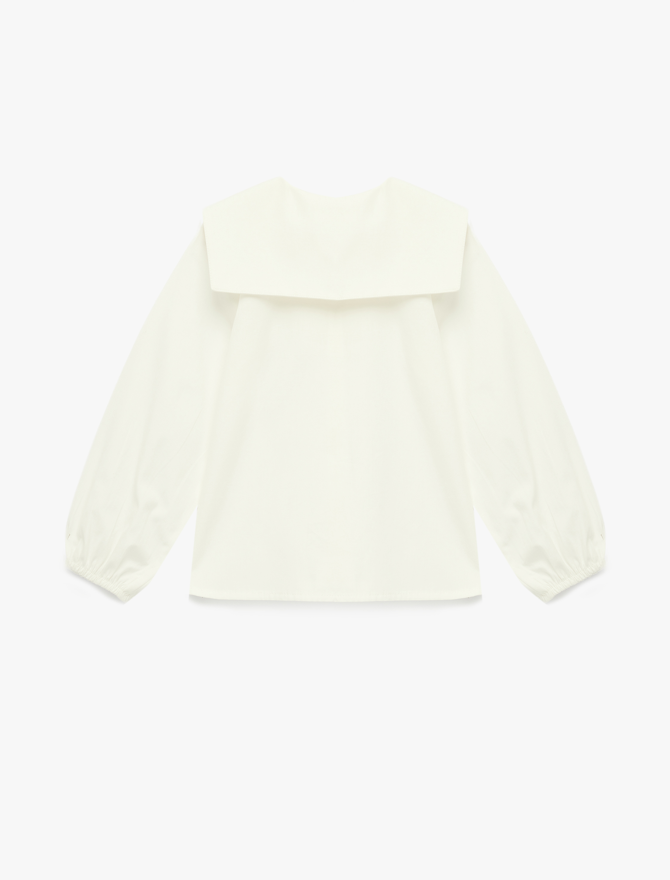  Kız Bebek Fiyonk Detaylı Pamuklu Uzun Kollu Oversize Bebe Yaka Gömlek