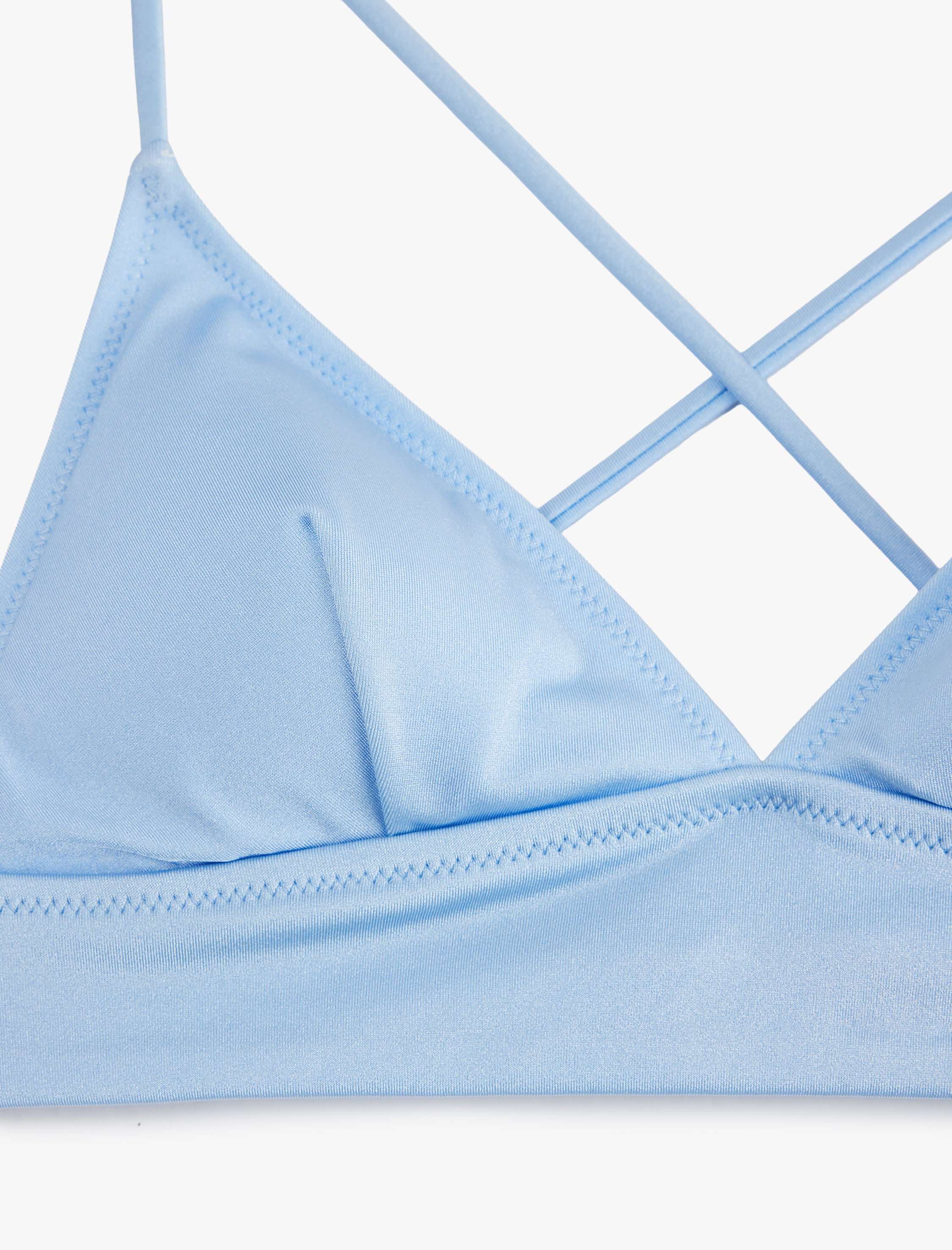   Sırt Bağlama Detaylı Bralet Bikini Üst