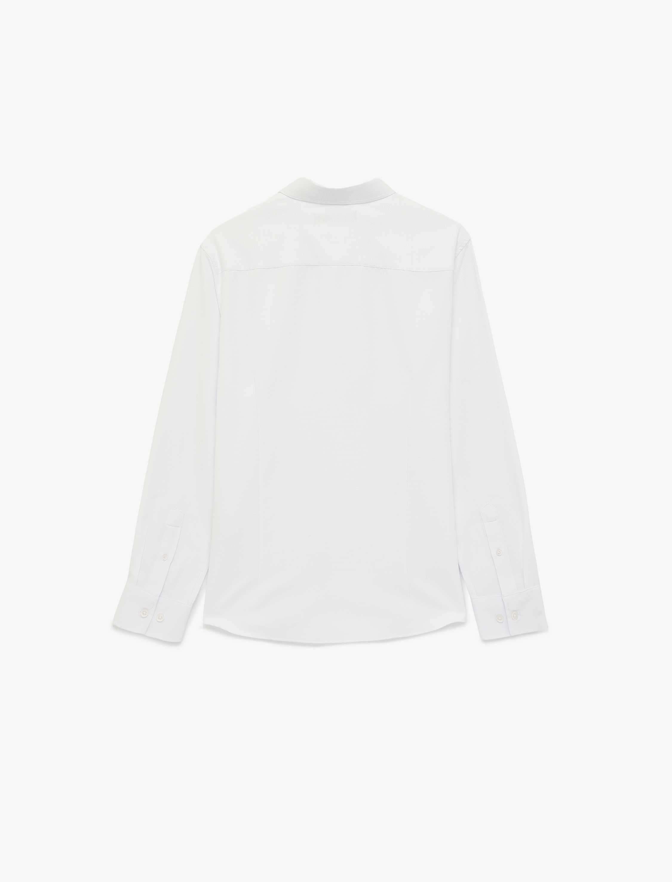   Uzun Kollu Yarım İtalyan Yaka Slim Fit Klasik Gömlek