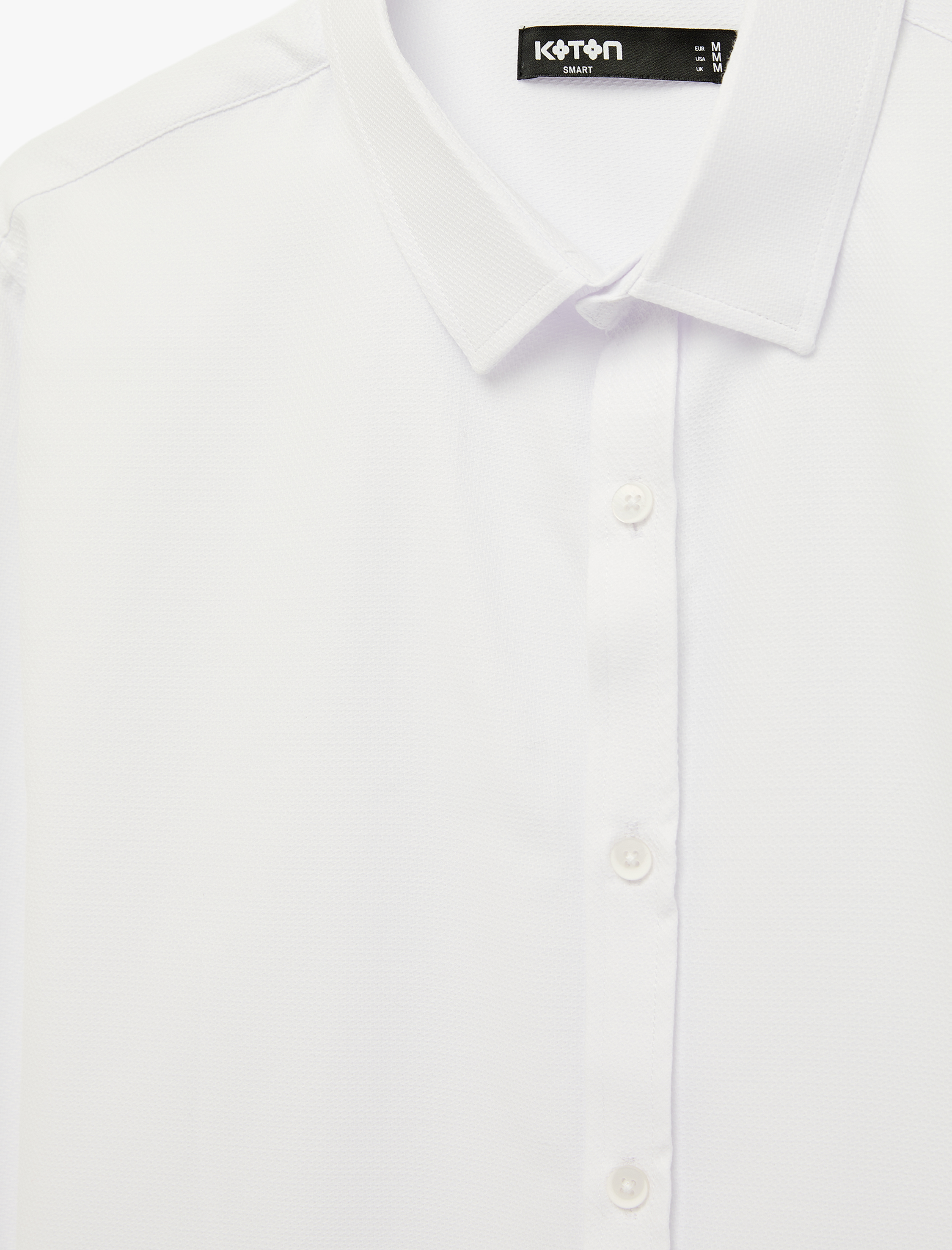   Uzun Kollu Yarım İtalyan Yaka Slim Fit Klasik Gömlek