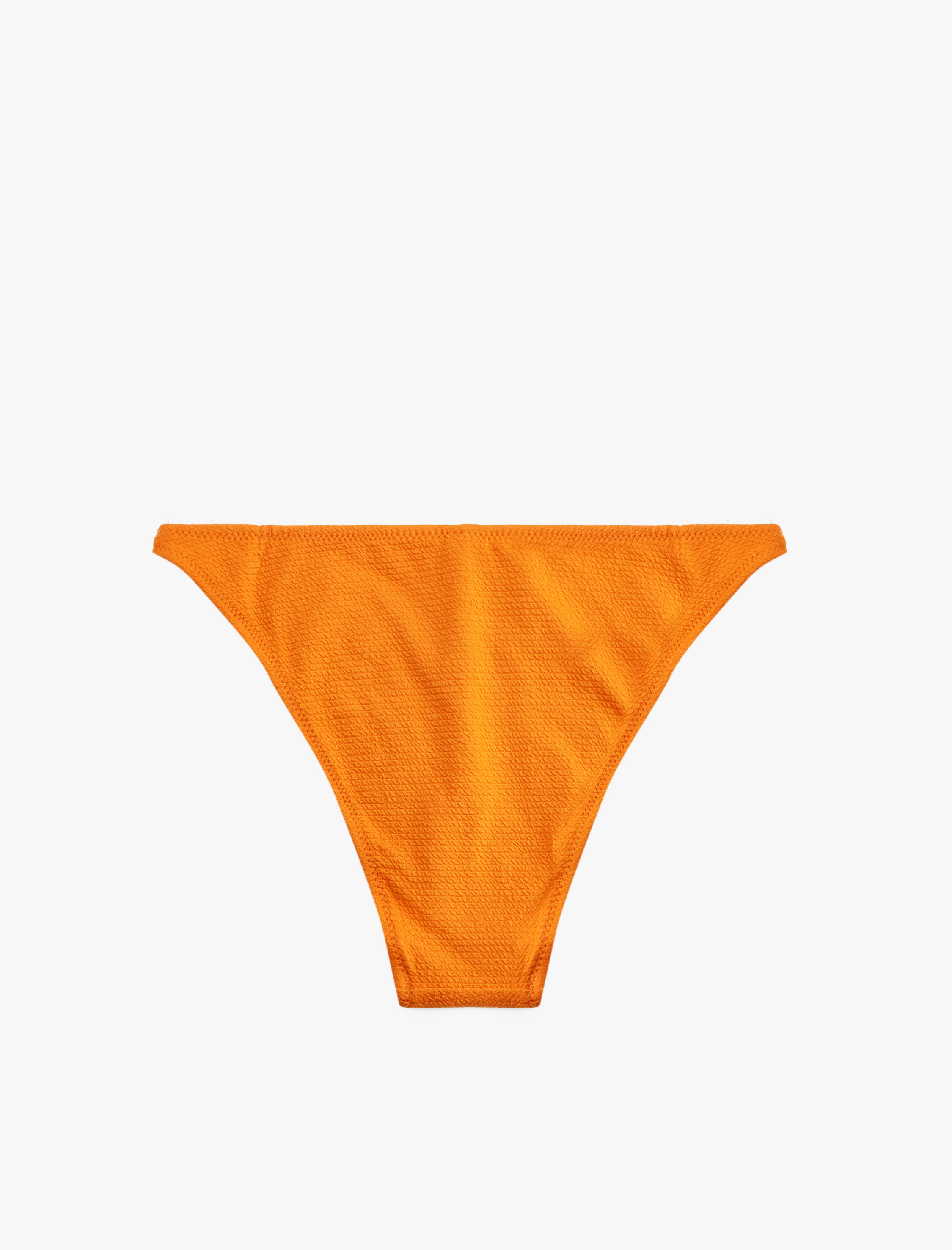   Dokulu Asimetrik Kesim Slip Bikini Altı